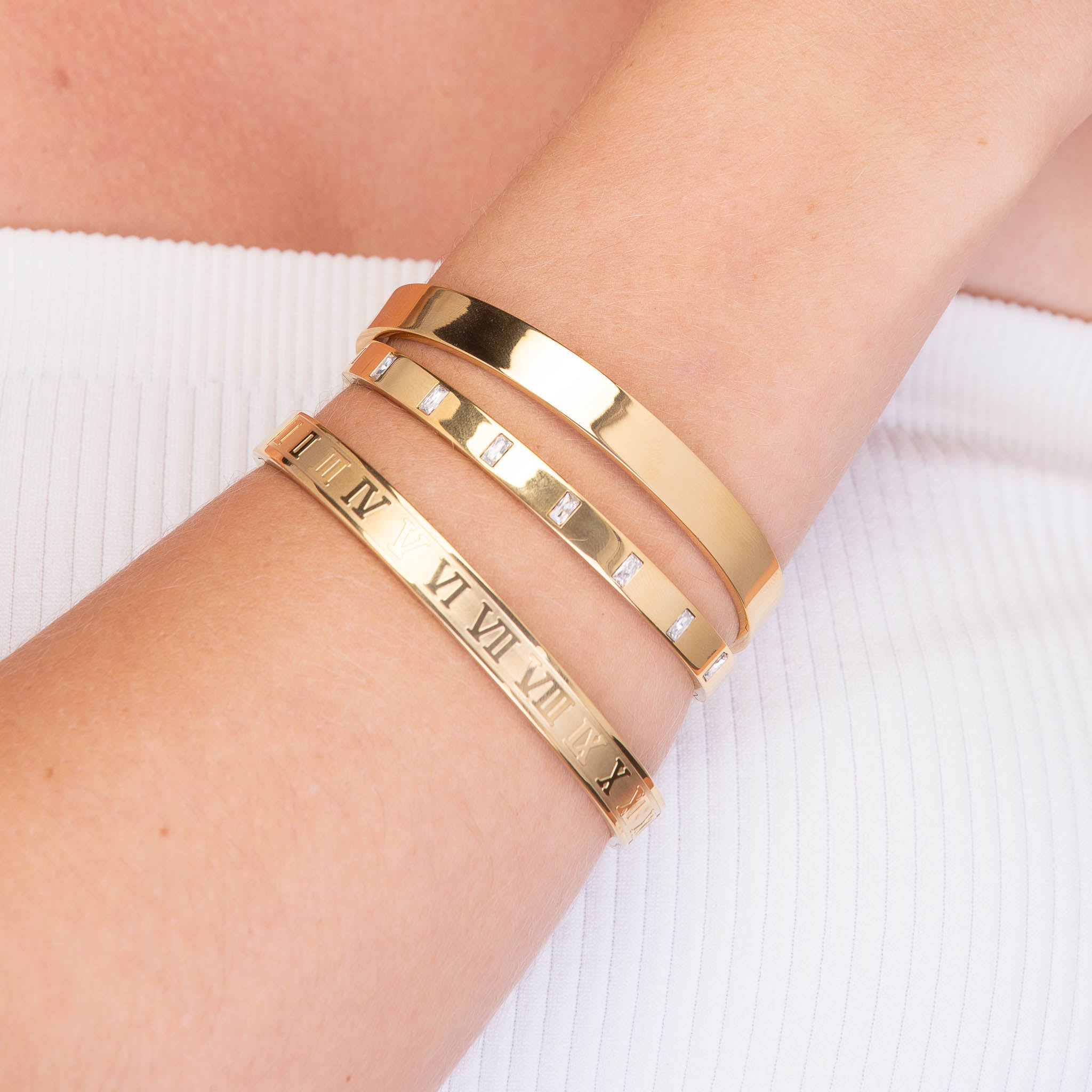 Classic Stackable Bangle Bracelet - Camile & Stone