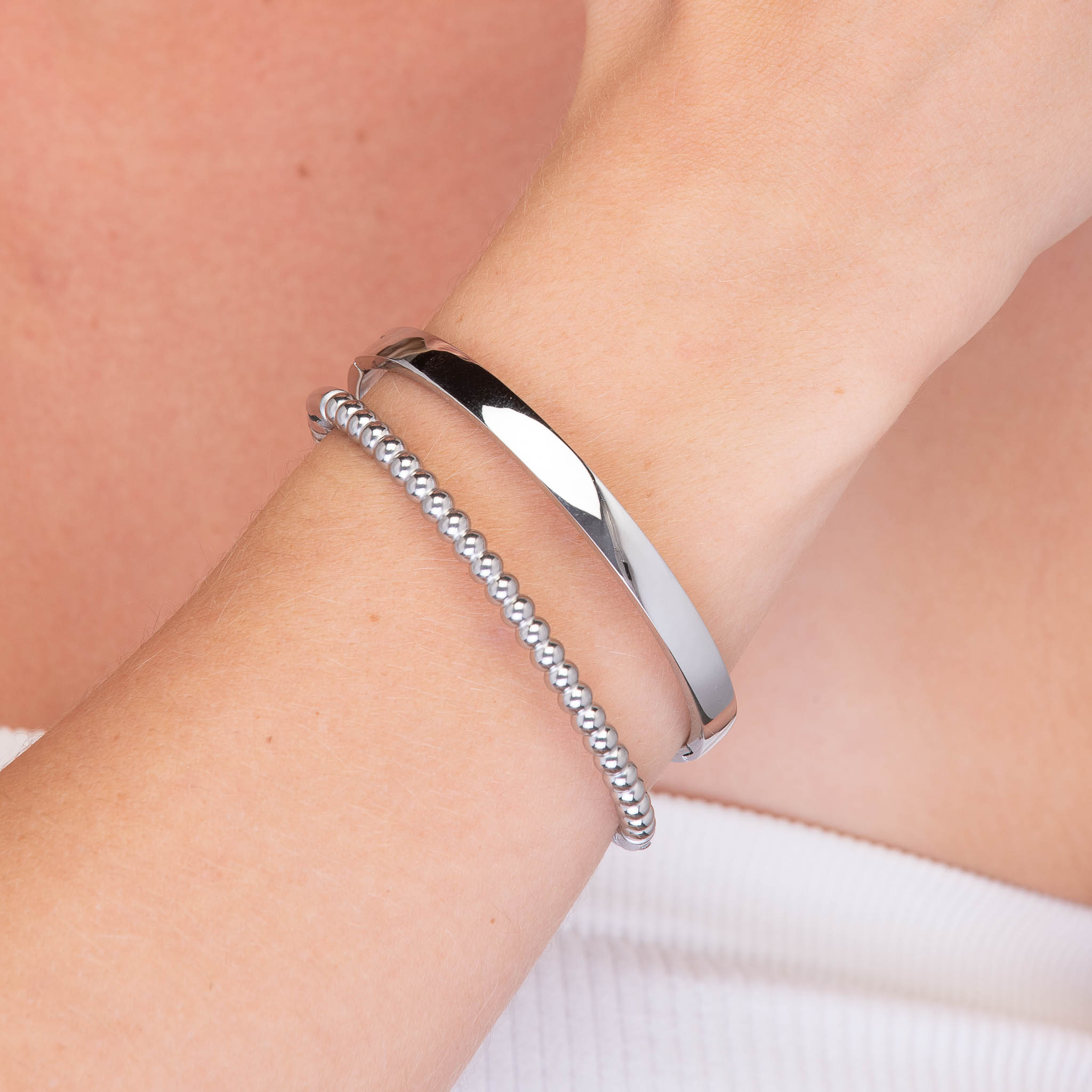 Classic Stackable Bangle Bracelet - Camile & Stone
