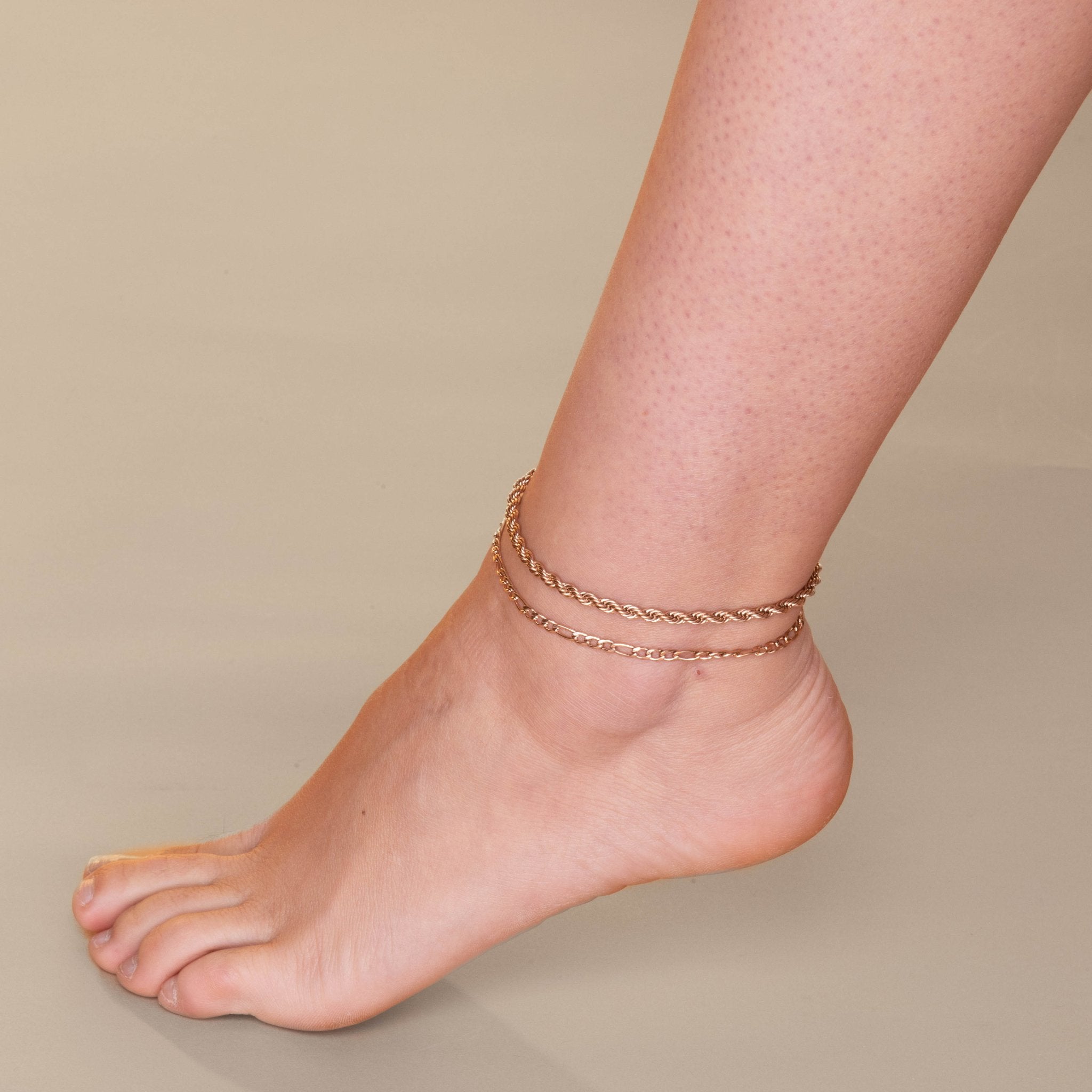 Classic Twist Rope Anklet - Camile & Stone
