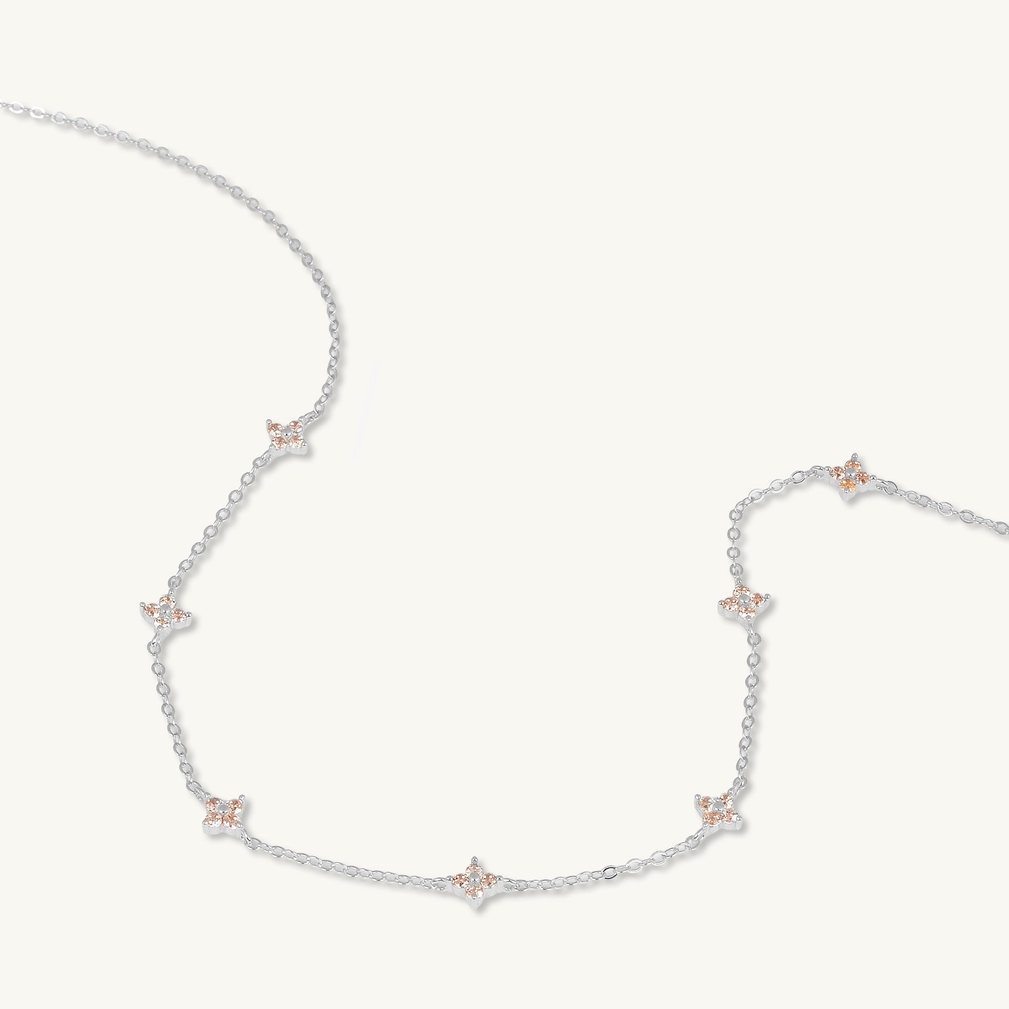 Clover Station Sapphire Necklace - Camile & Stone