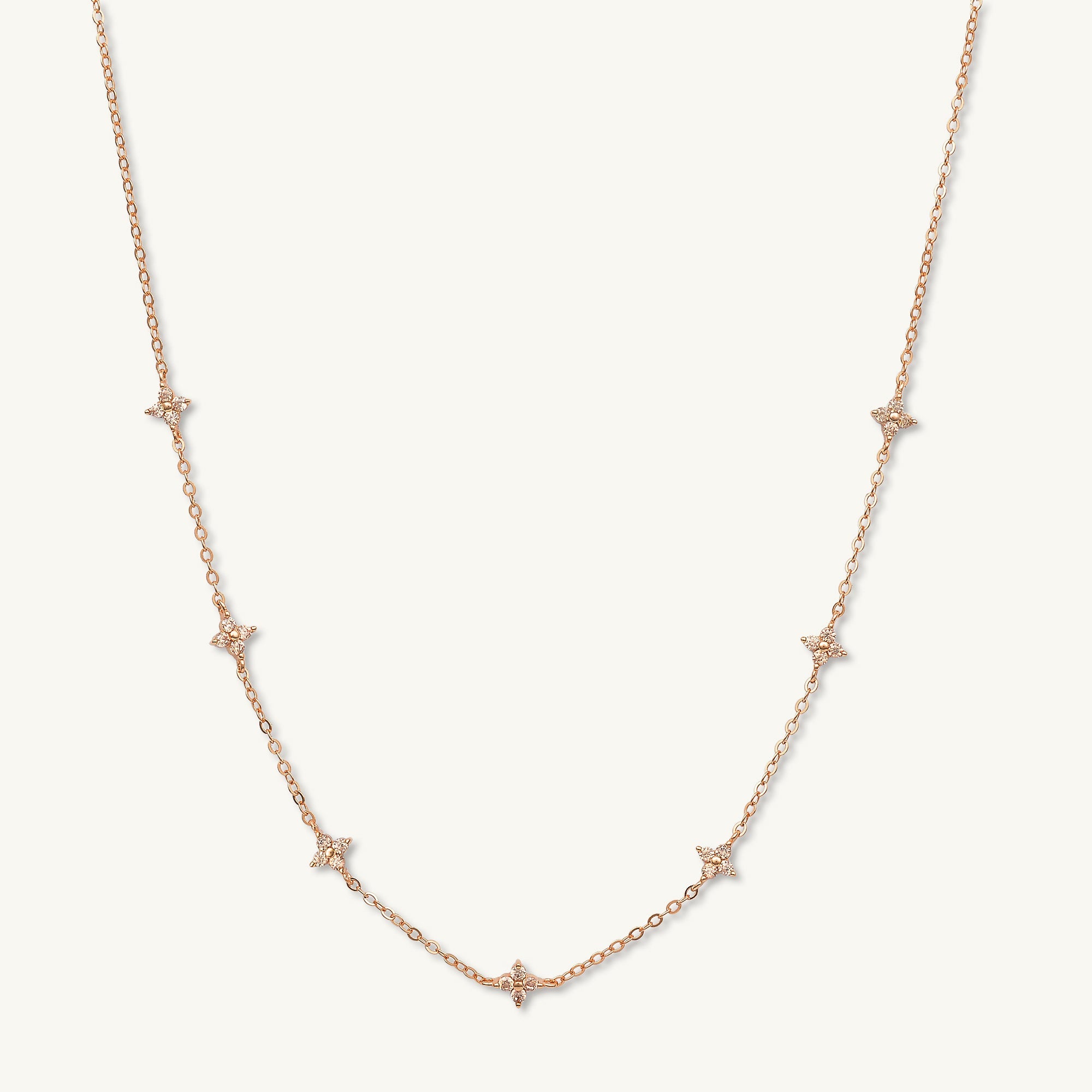 Clover Station Sapphire Necklace - Camile & Stone