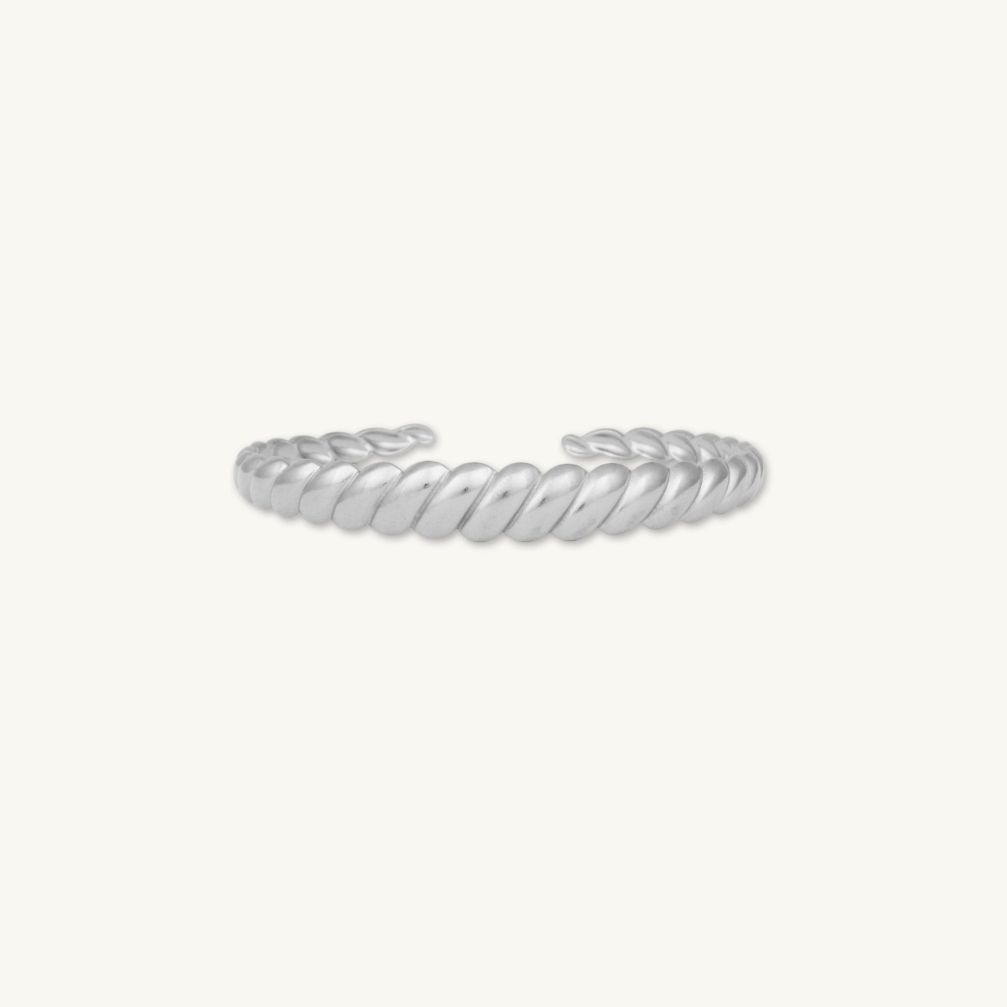 Croissant Open Cuff Bangle - Camile & Stone