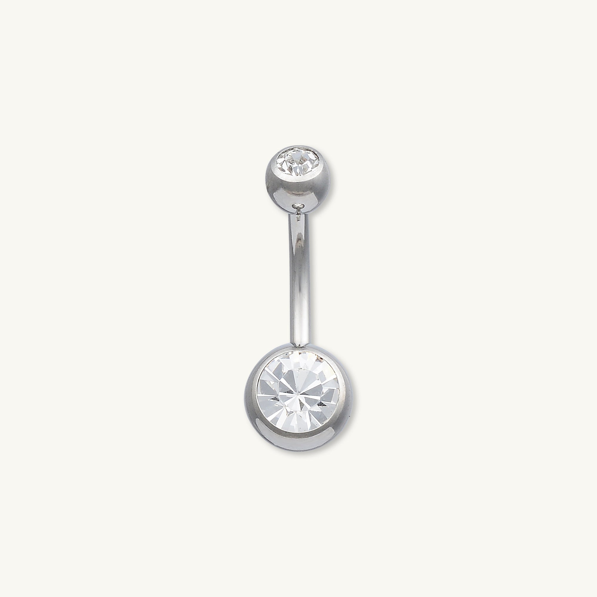 Double Bezel Titanium Belly Ring - Camile & Stone