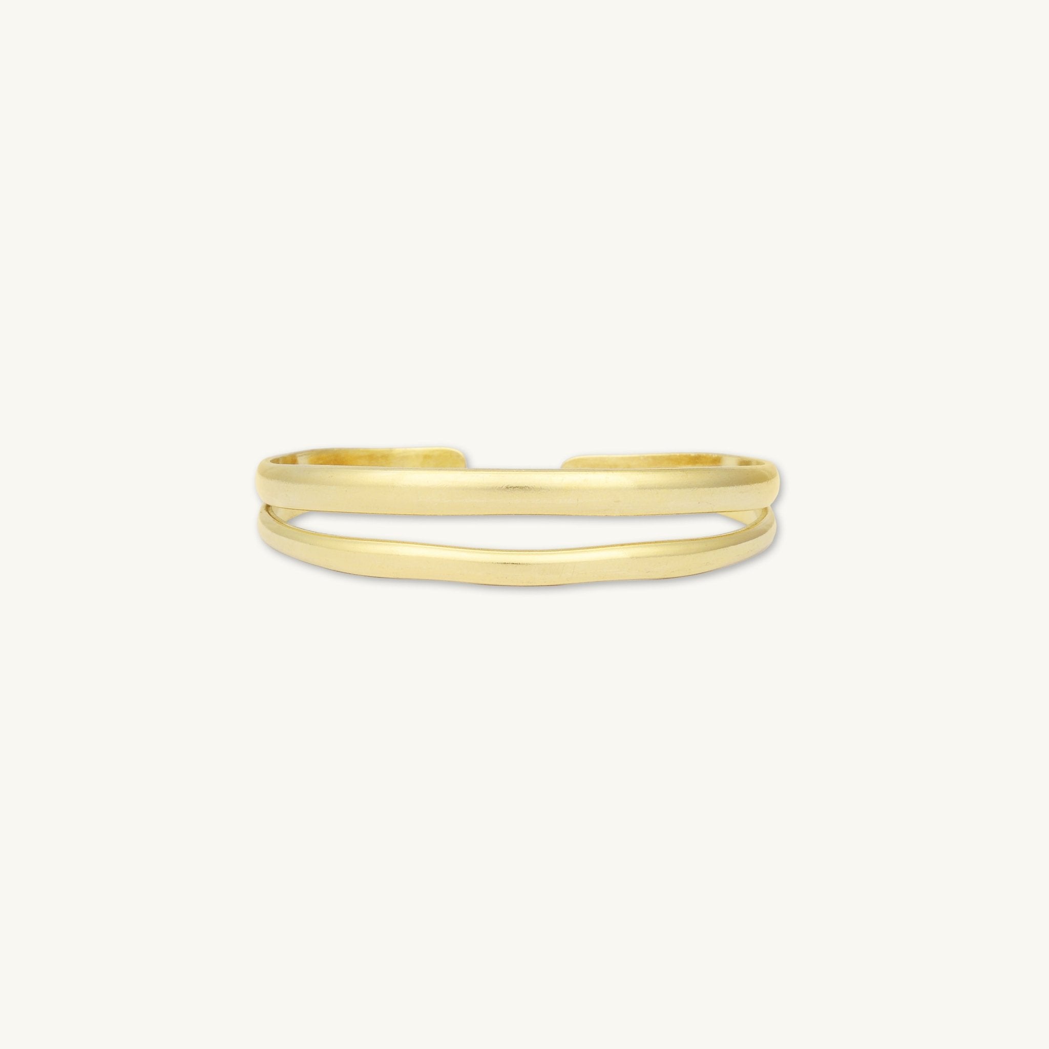 Double Open Cuff Statement Bangle - Camile & Stone