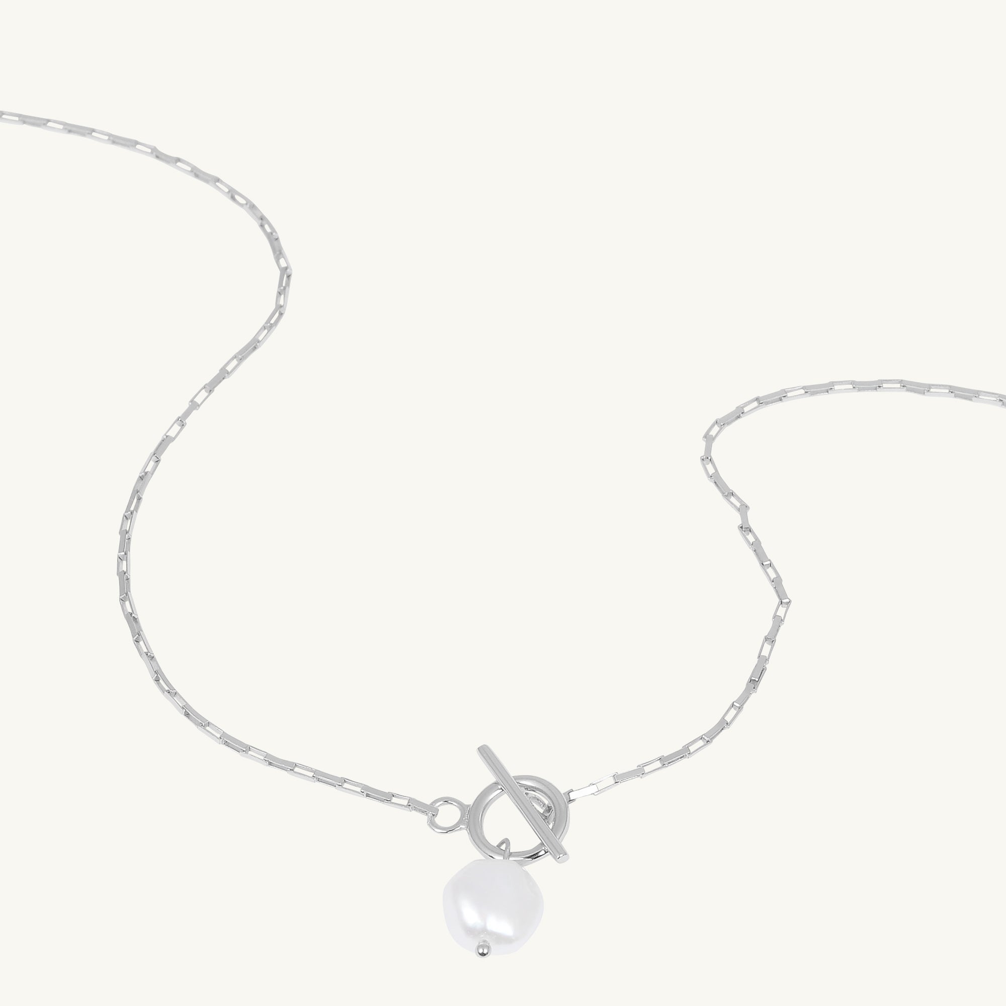 Freshwater Pearl Statement Toggle Necklace - Camile & Stone