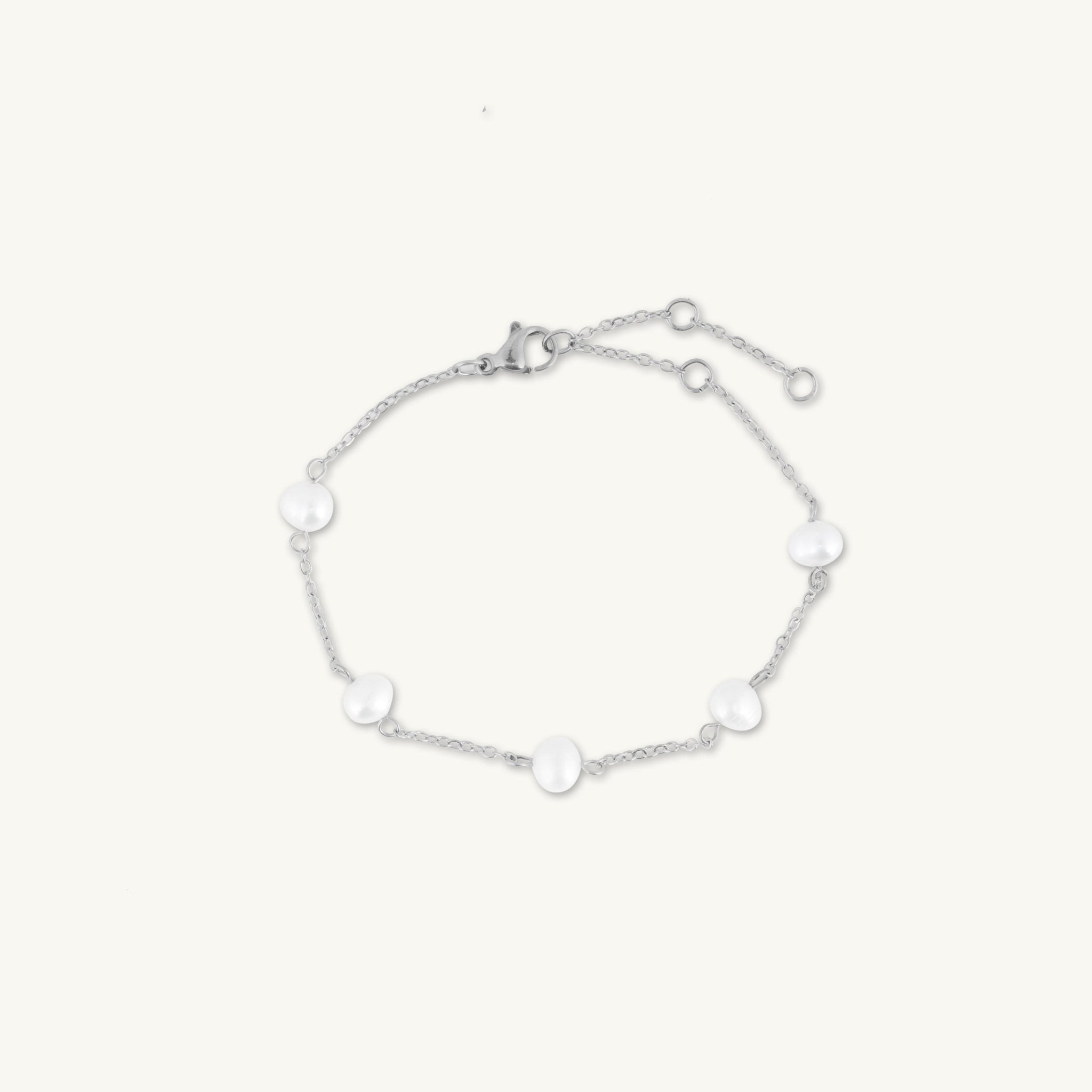 Freshwater Pearl Station Bracelet - Camile & Stone