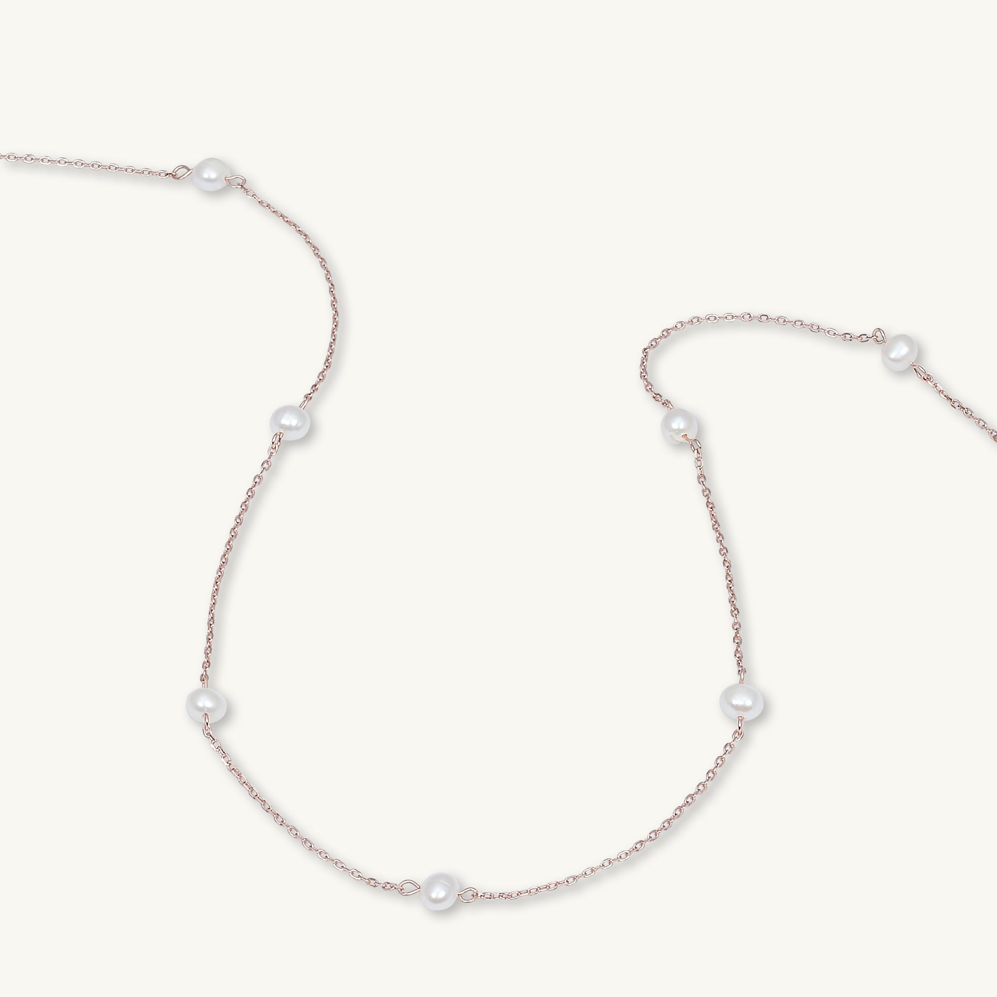 Freshwater Pearl Station Necklace - Camile & Stone