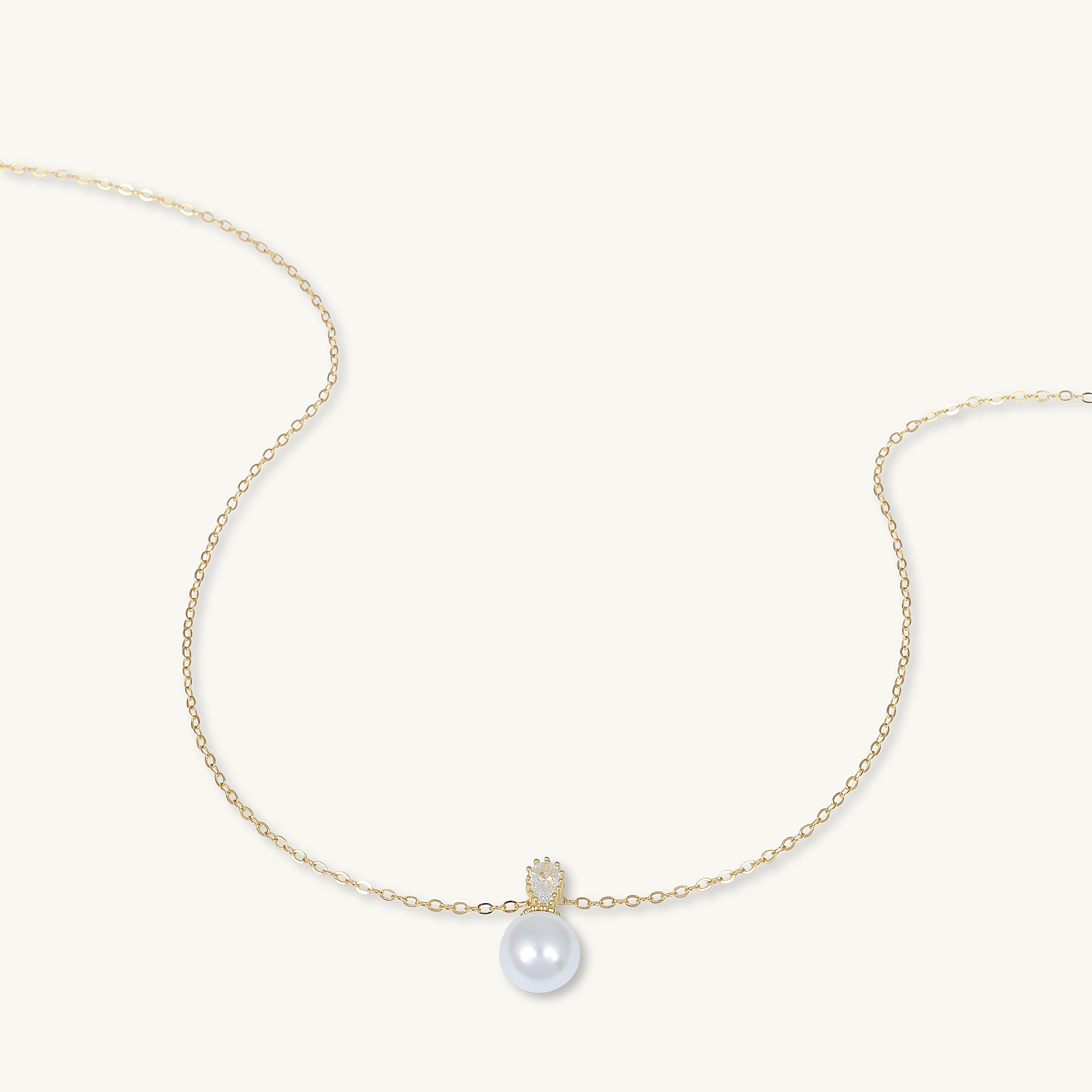 Freshwater Pearl Teardrop Necklace - Camile & Stone