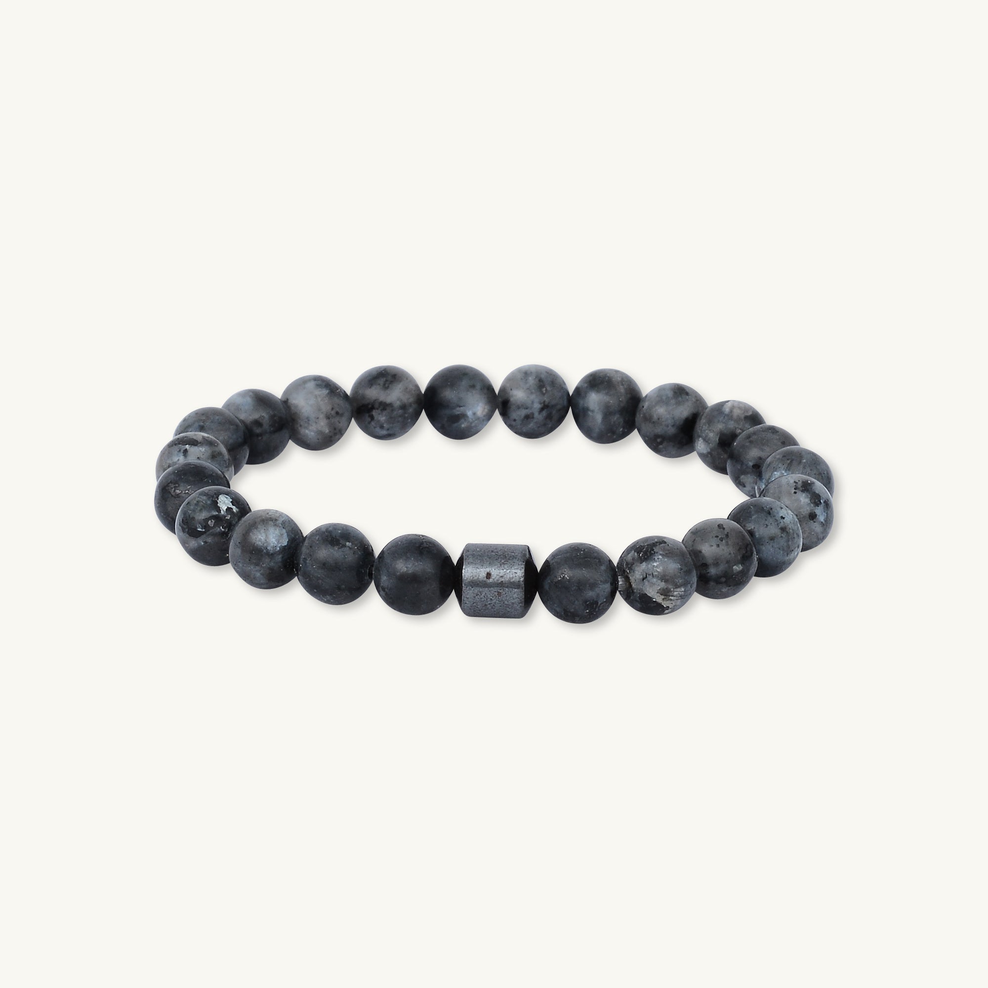 Grey Marble Beaded Bracelet - Camile & Stone