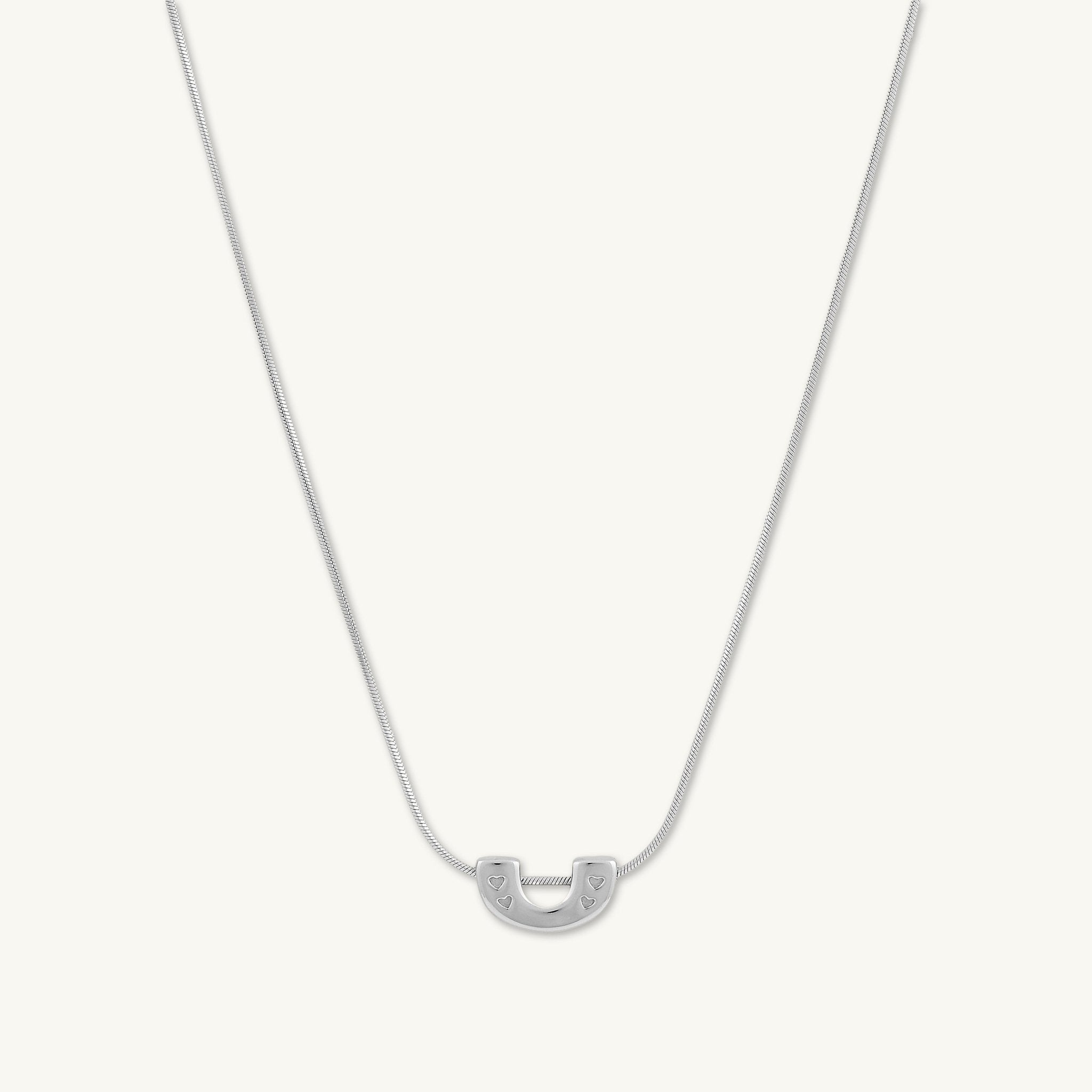 Horse Shoe Statement Snake Necklace - Camile & Stone