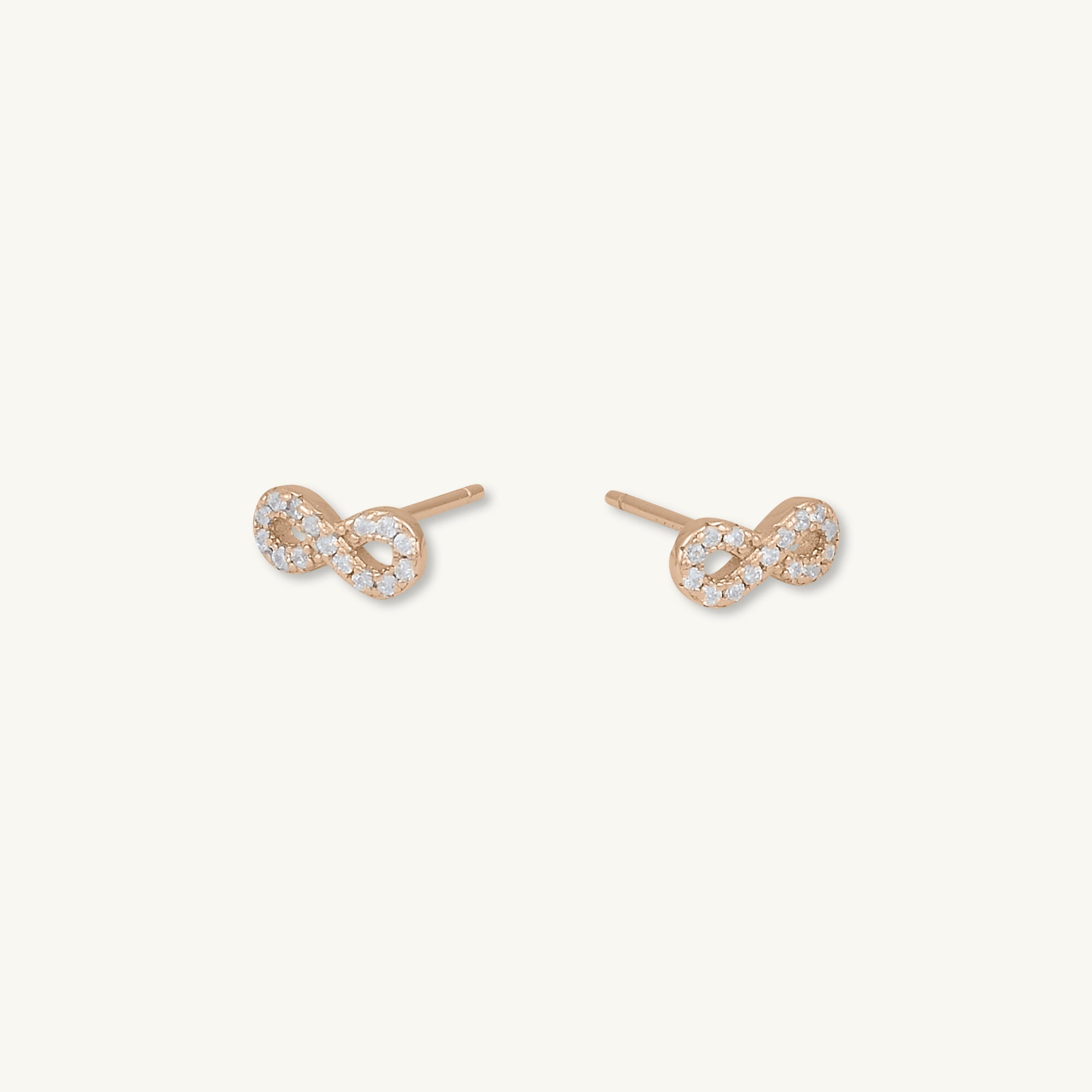 Infinity Sapphire Stud Earrings - Camile & Stone