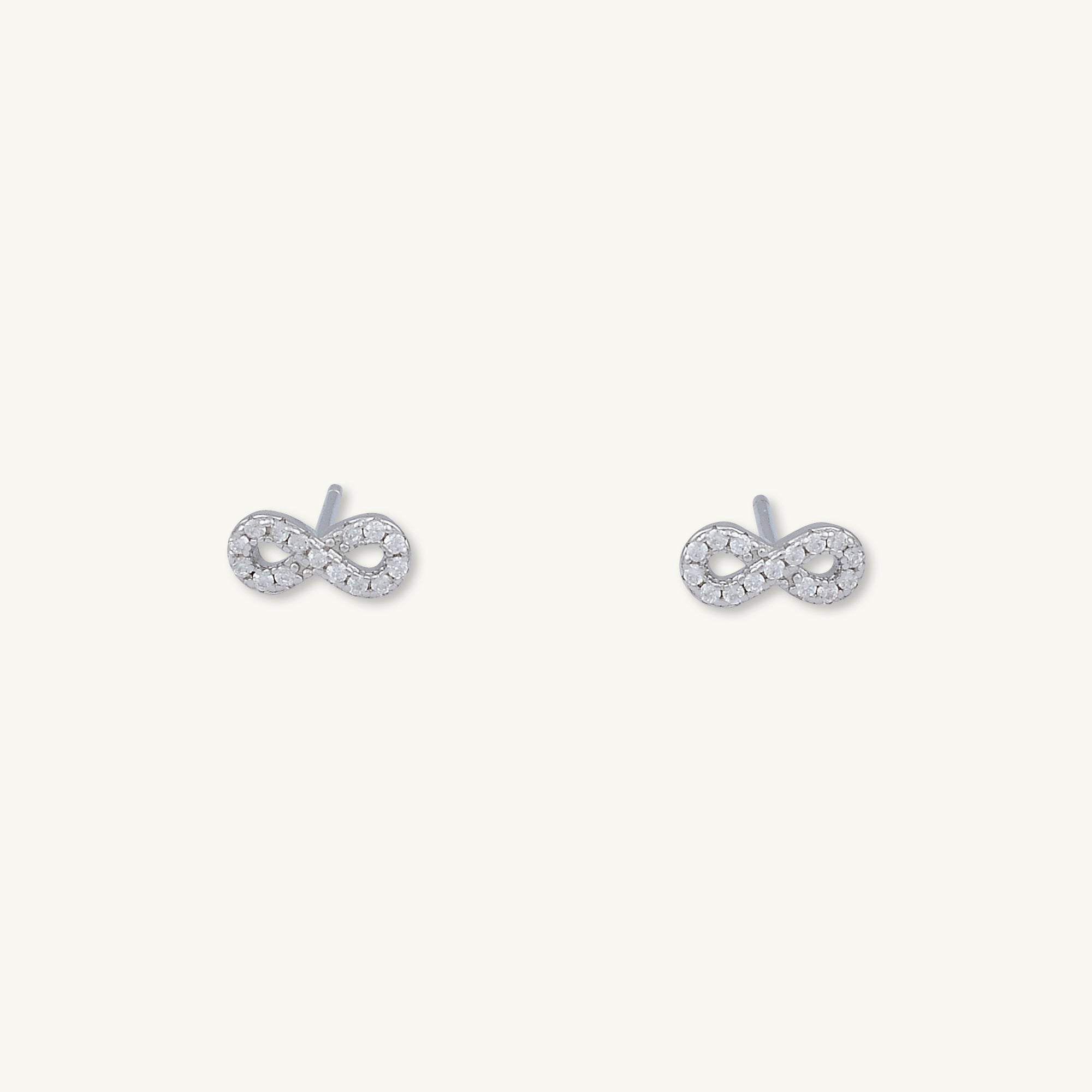 Infinity Sapphire Stud Earrings - Camile & Stone