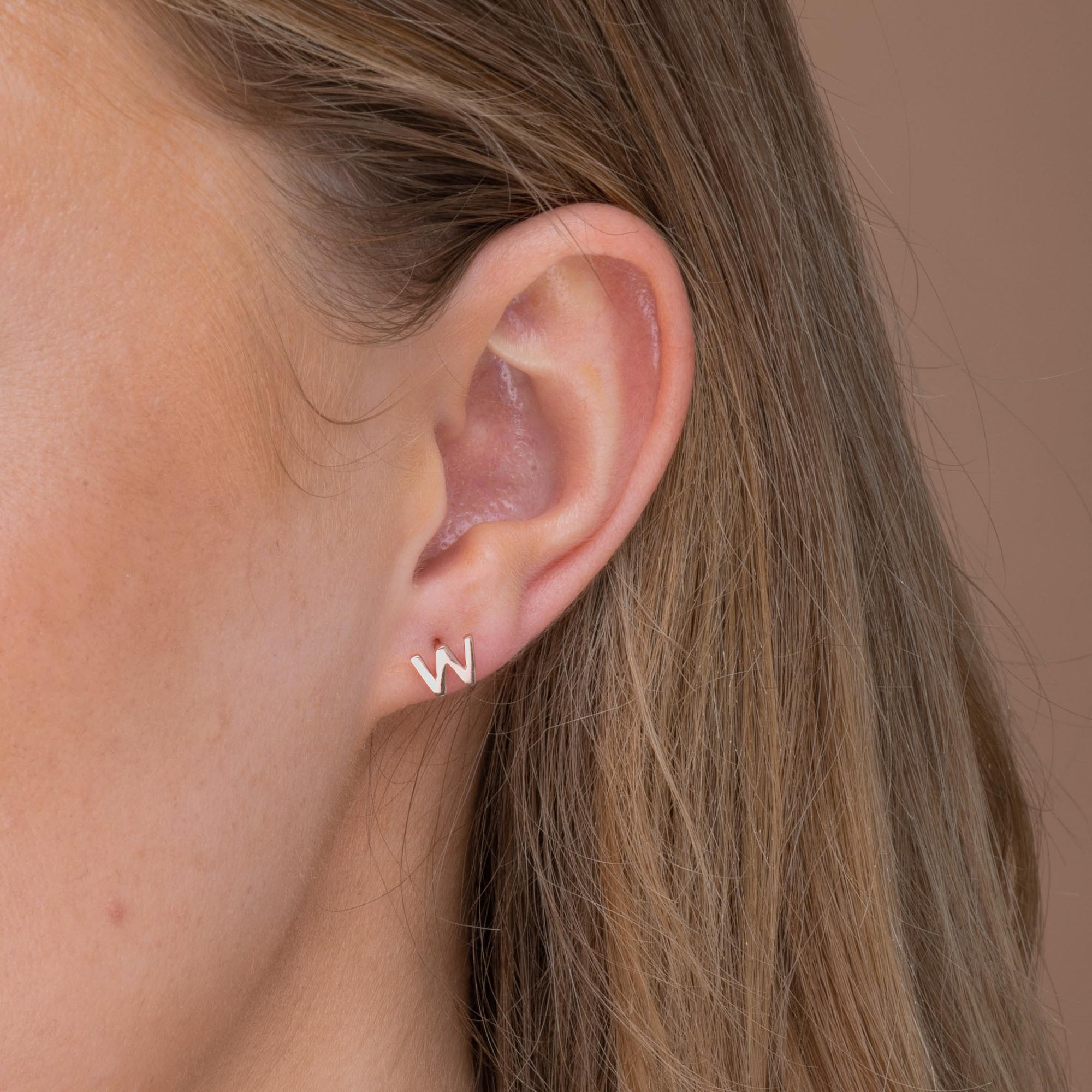 Initial Letter Stud Earrings - Camile & Stone