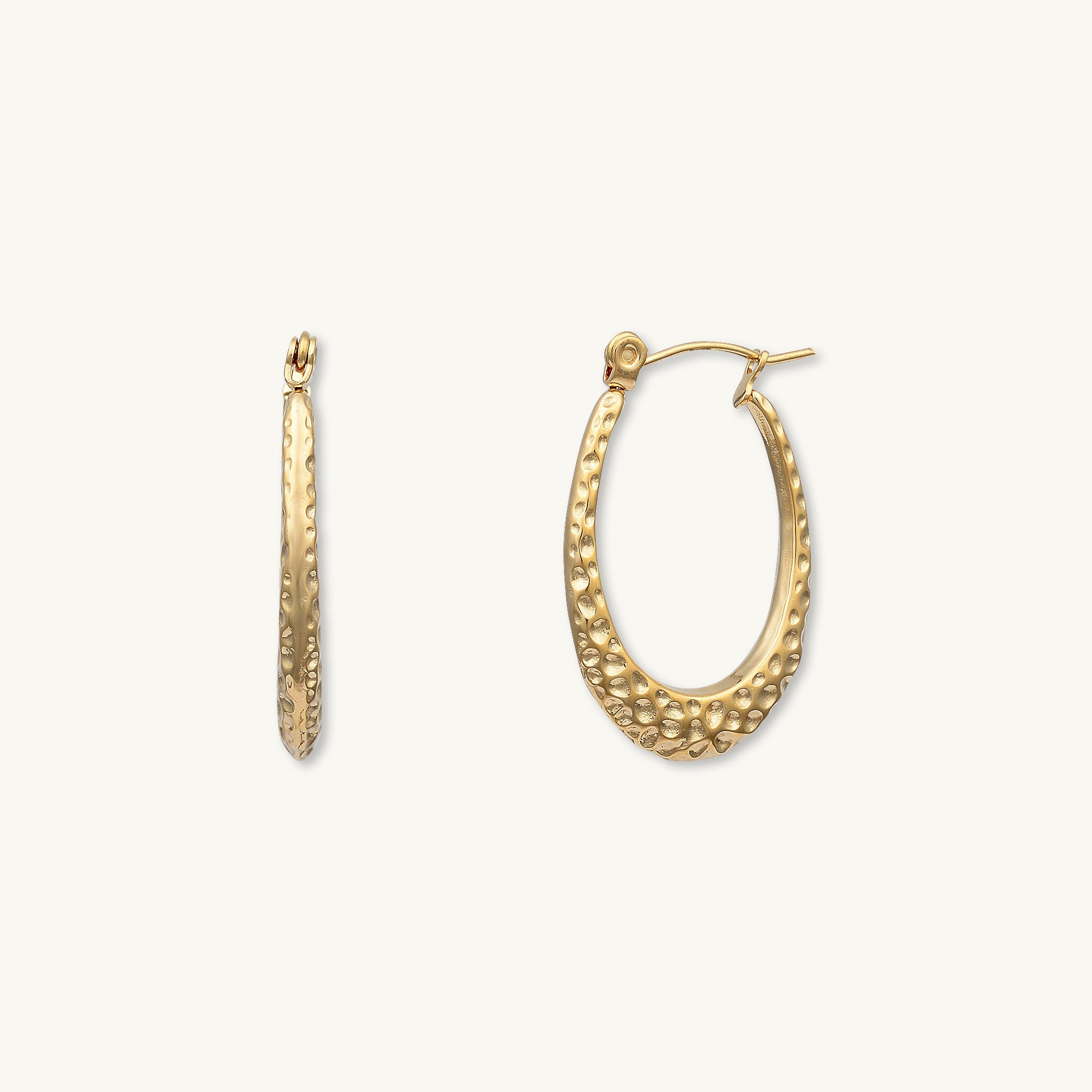 Ivy Molten Hoop Earrings - Camile & Stone