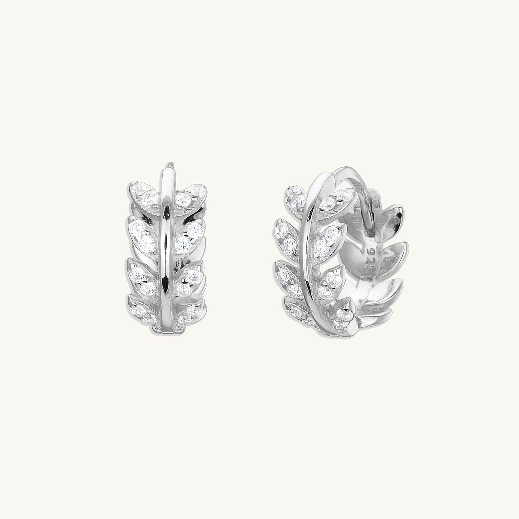 Leaf Wrap Huggie Earrings - Camile & Stone