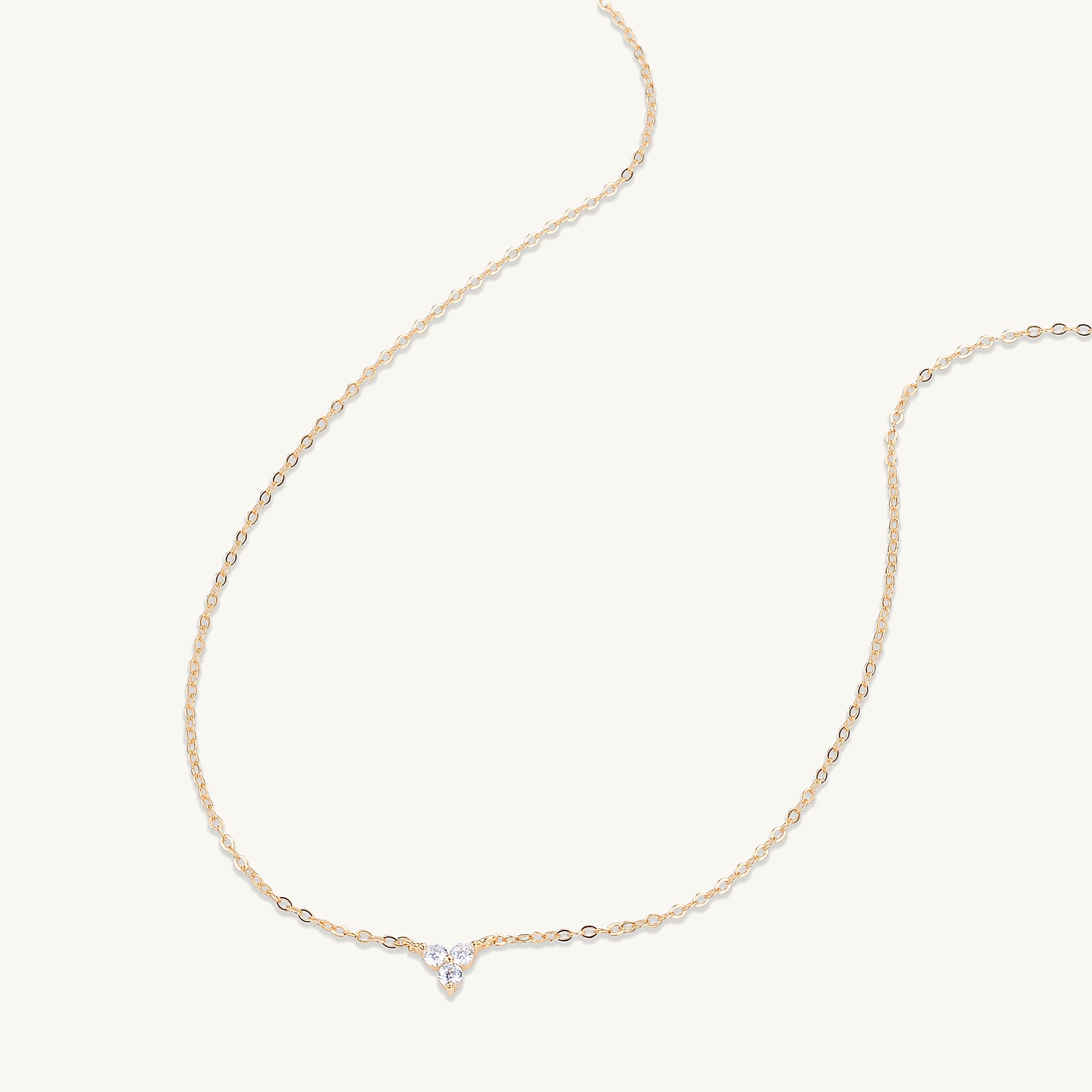 Lotus Sapphire Chain Necklace - Camile & Stone