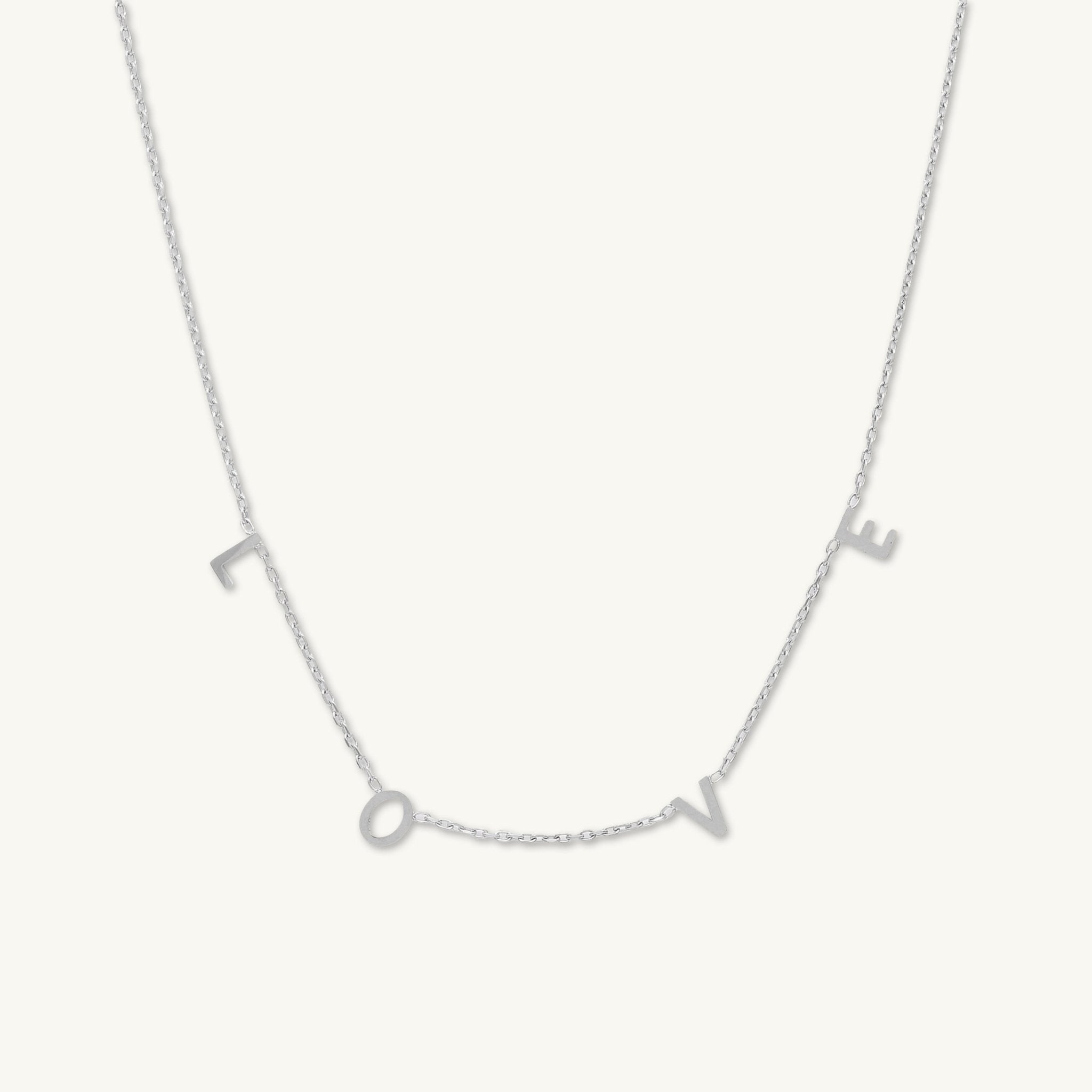 LOVE Letter Chain Necklace - Camile & Stone