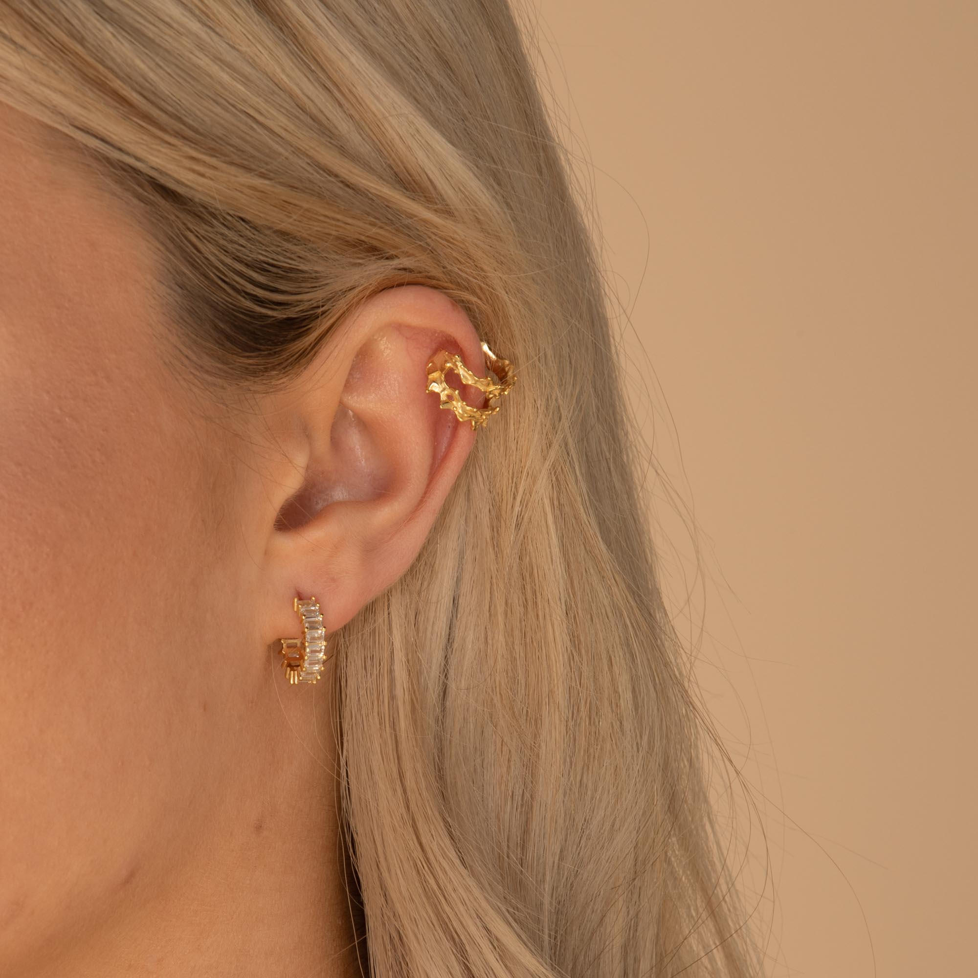 Molten Single Cuff Earring - Camile & Stone