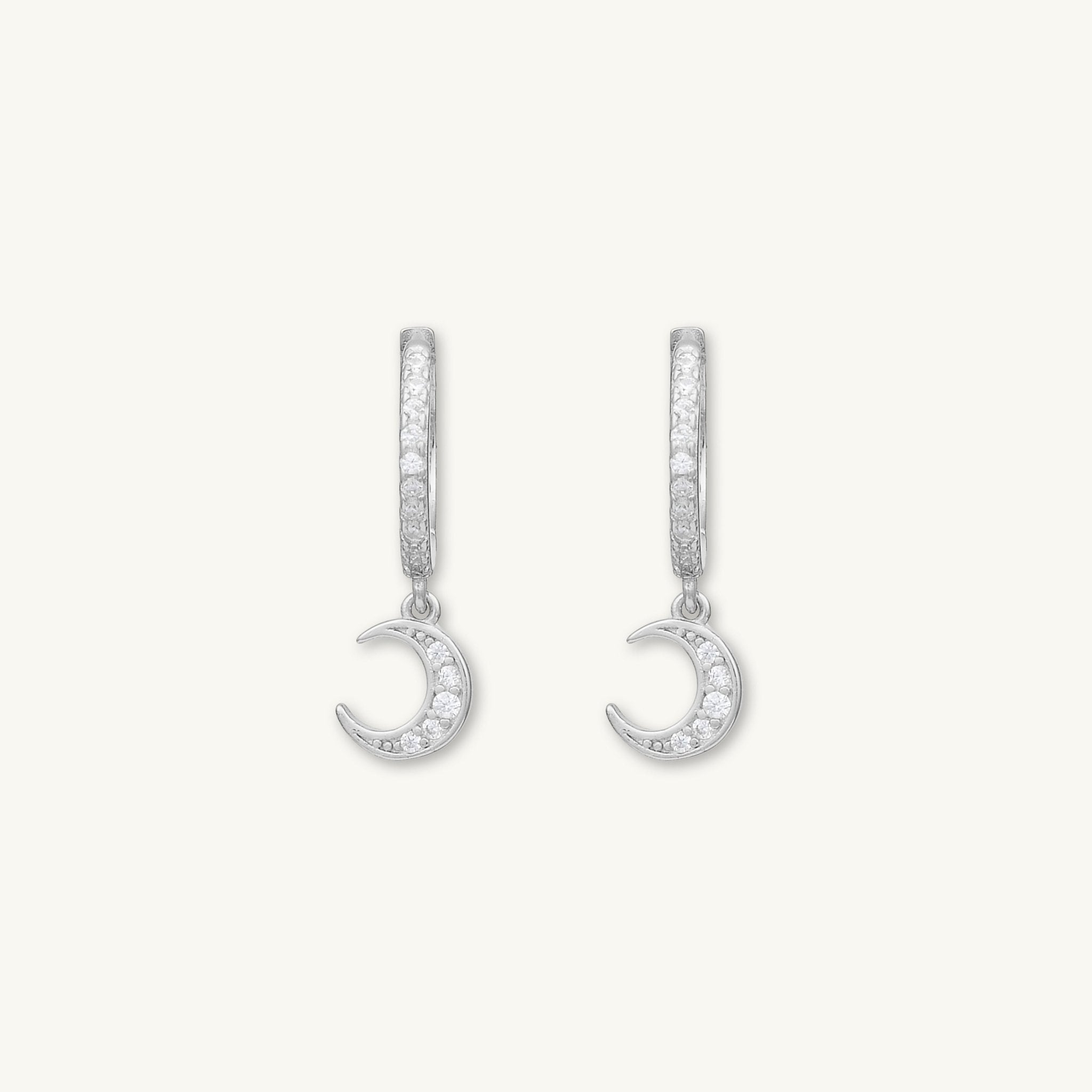 Moon Sapphire Huggie Earrings - Camile & Stone