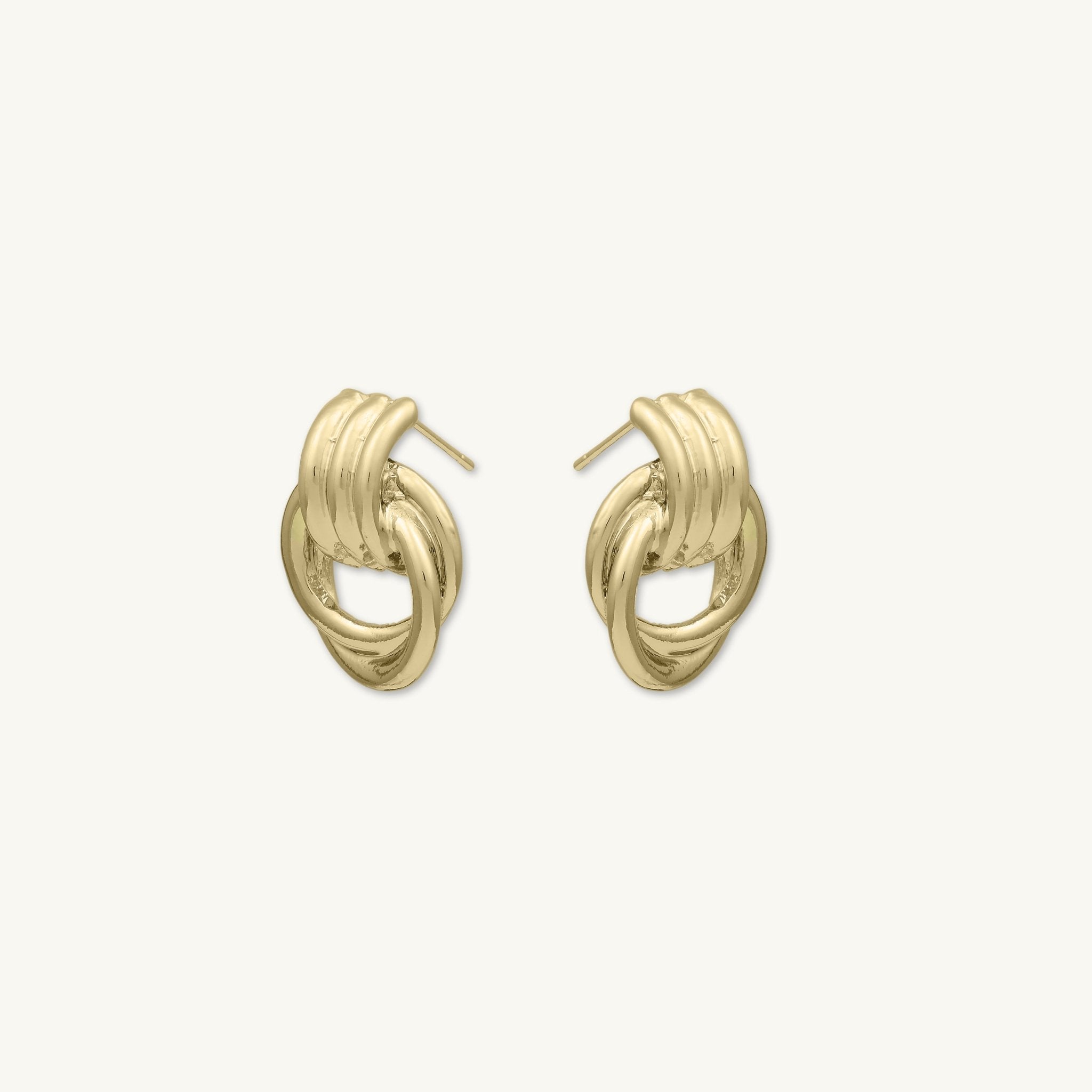 Nadia Loop Statement Stud Earrings - Camile & Stone