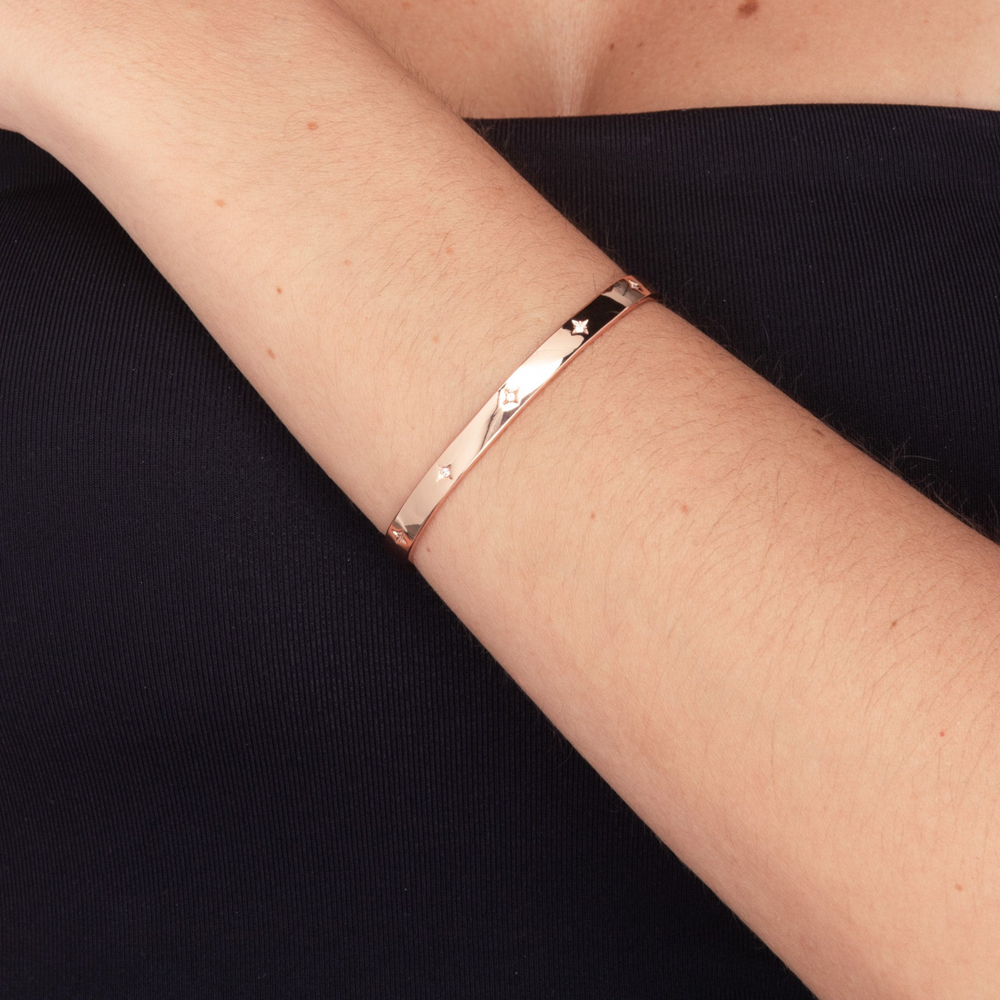 North Star Bangle Bracelet - Camile & Stone