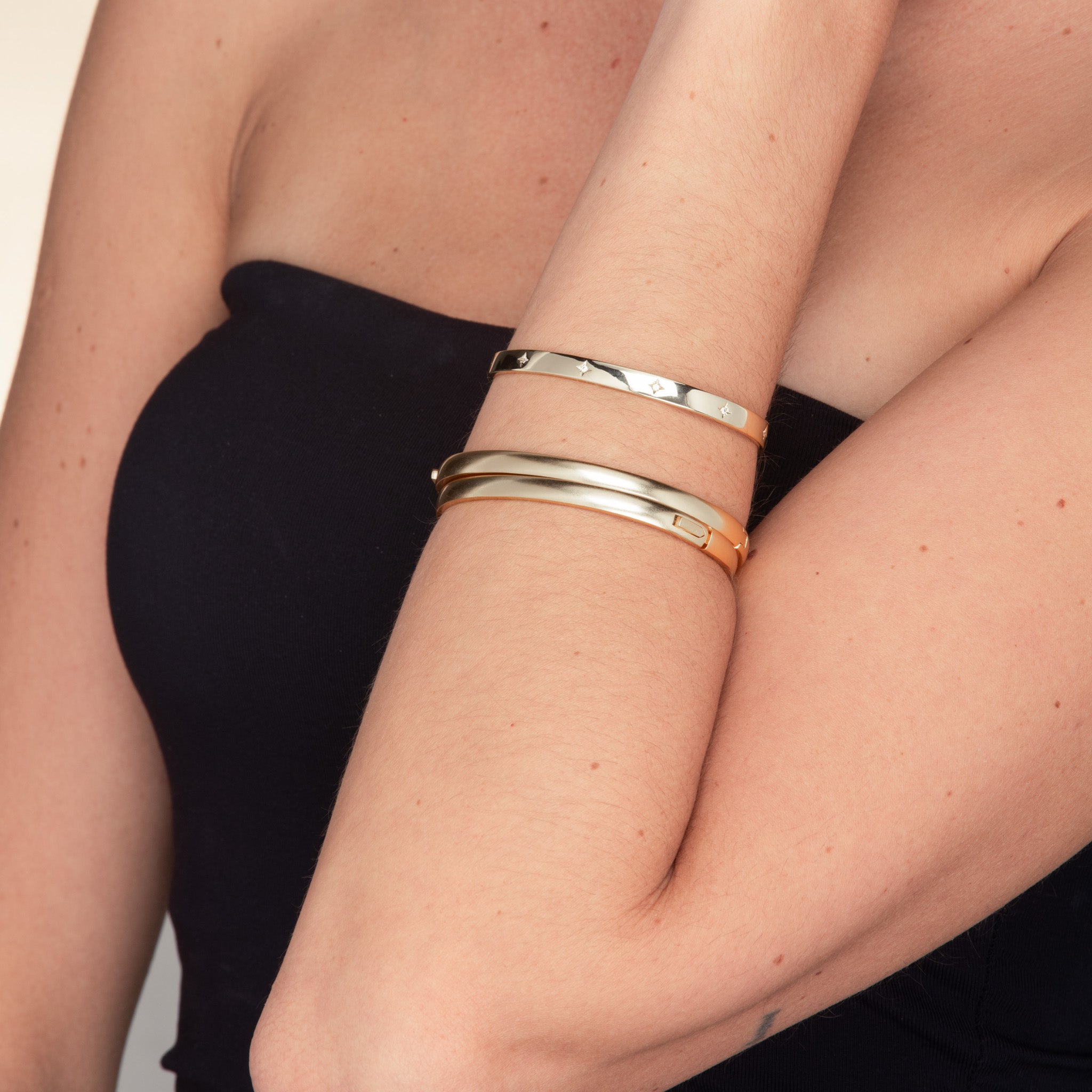North Star Bangle Bracelet - Camile & Stone
