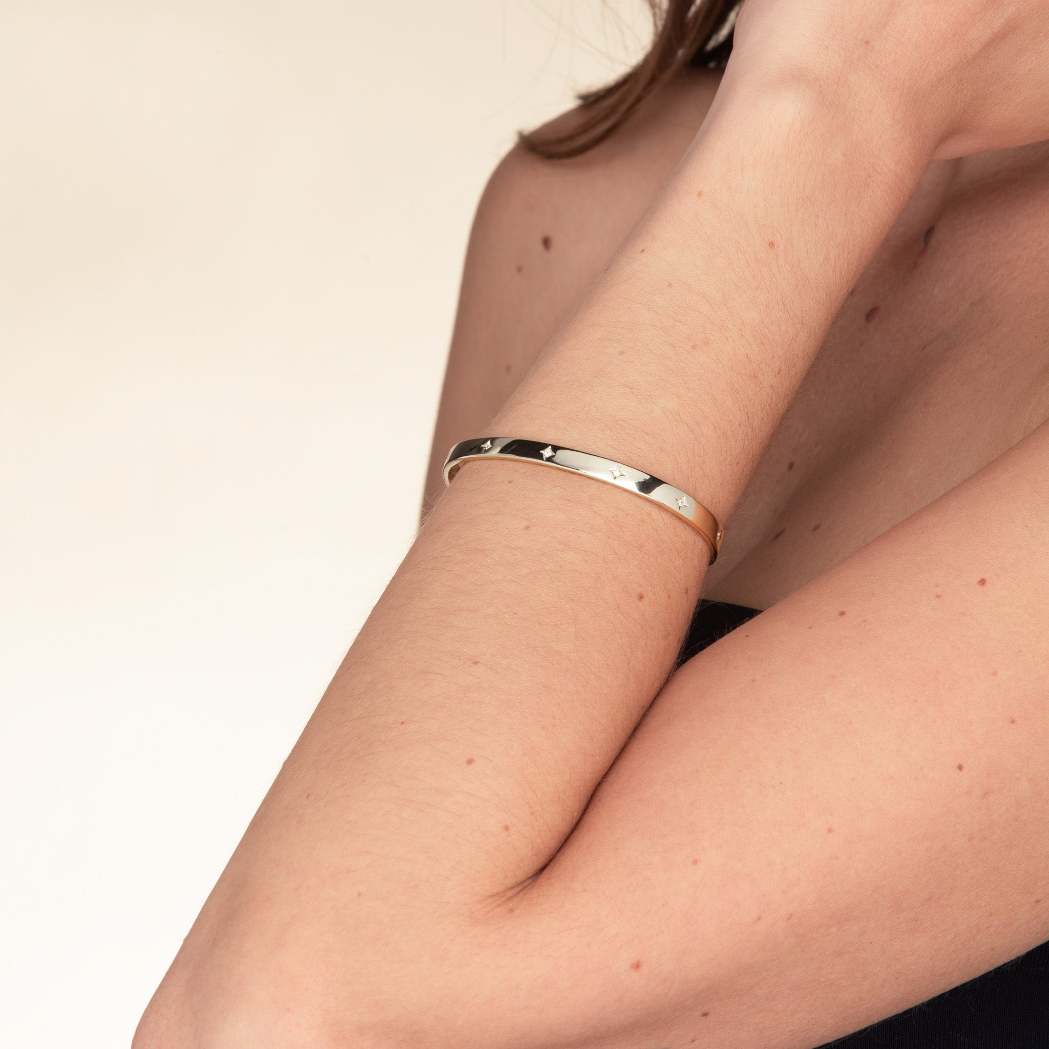 North Star Bangle Bracelet - Camile & Stone