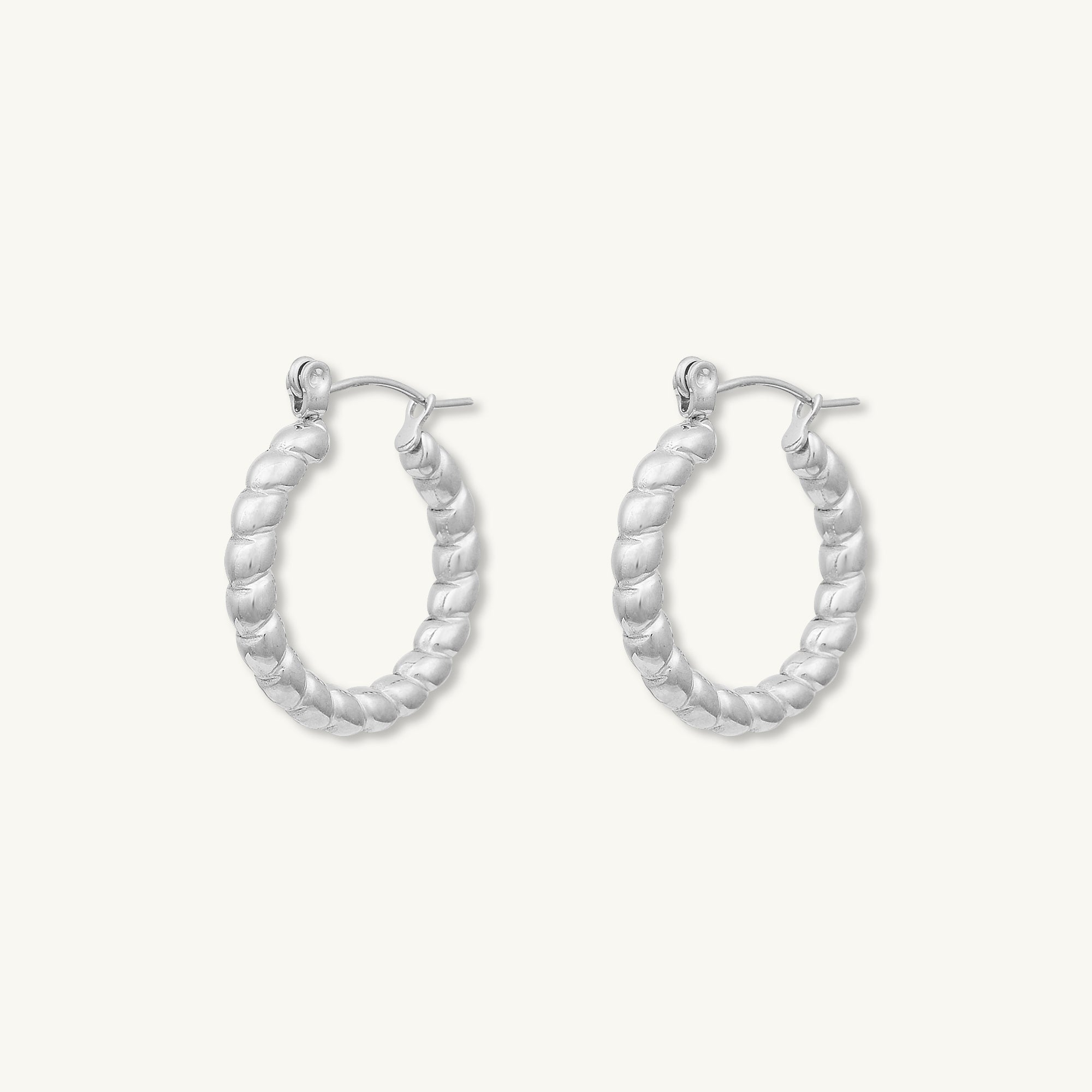 Nova Twist Hoop Earrings - Camile & Stone