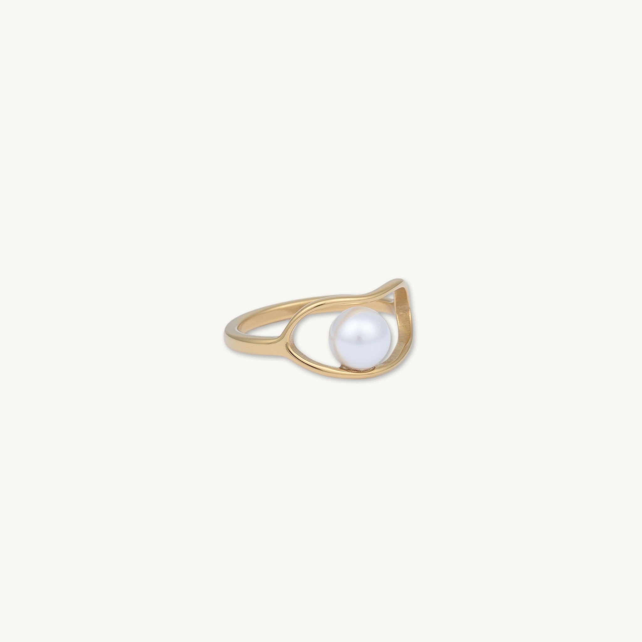 Open Pearl Statement Ring - Camile & Stone