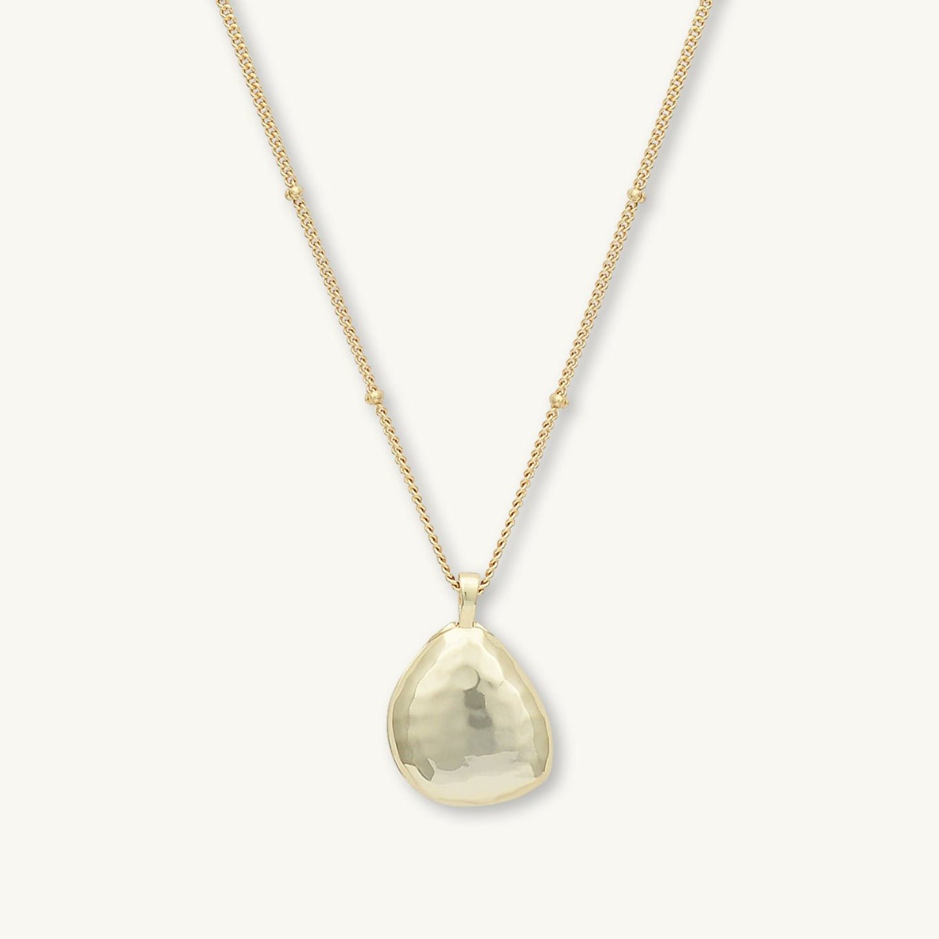 Oval Molten Photo Locket Necklace - Camile & Stone