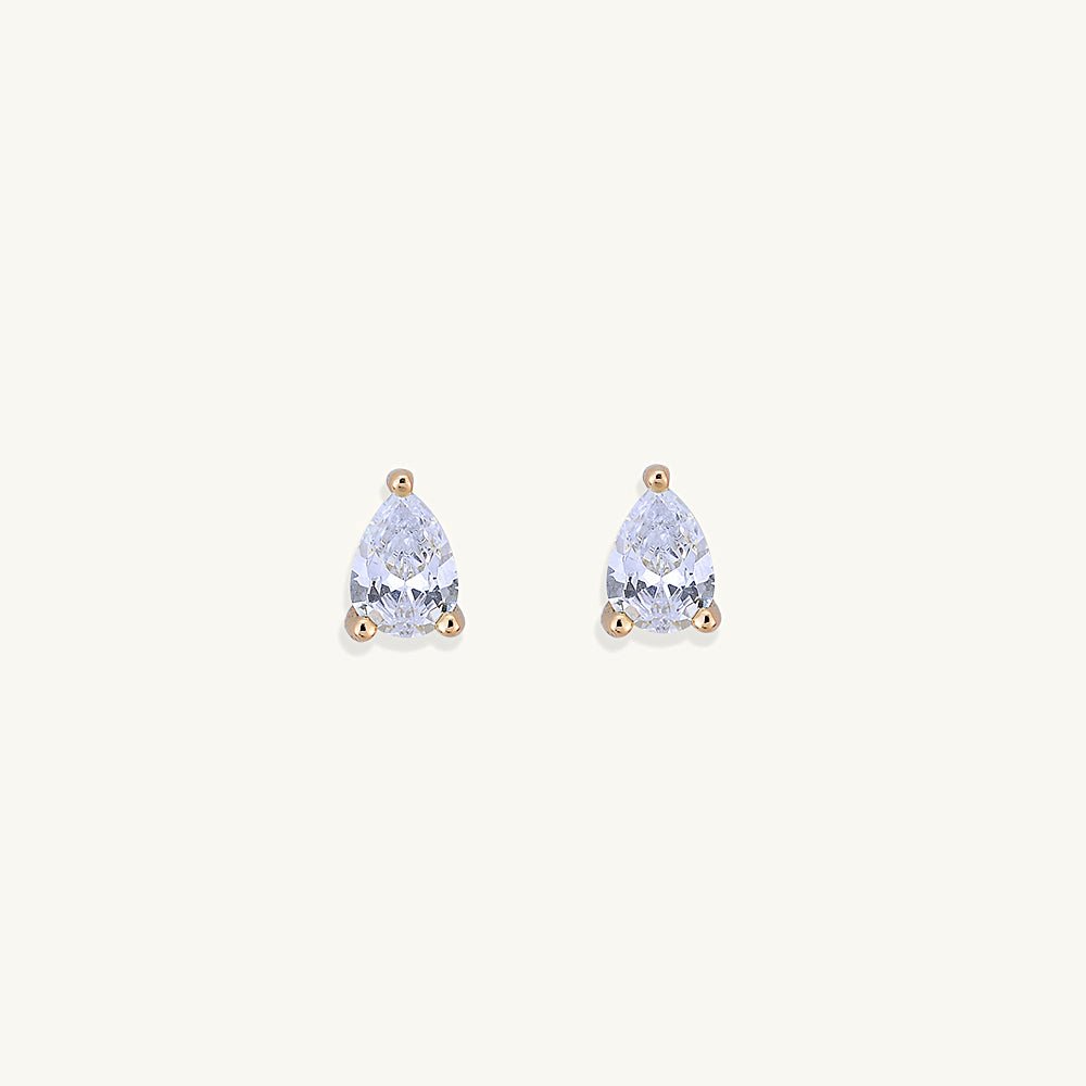 Pear Sapphire Stud Earrings - Camile & Stone