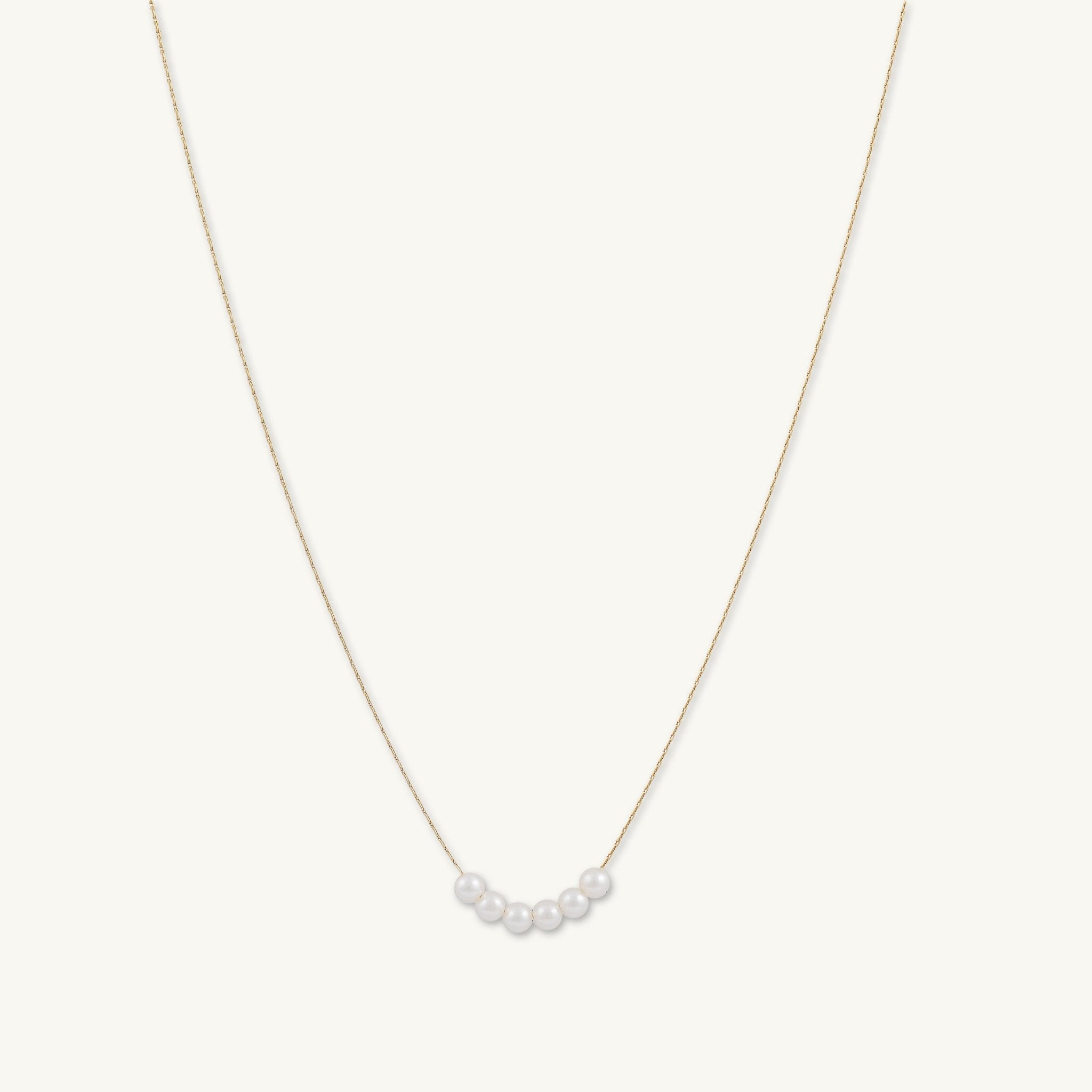 Pearl Boat Trace Necklace - Camile & Stone