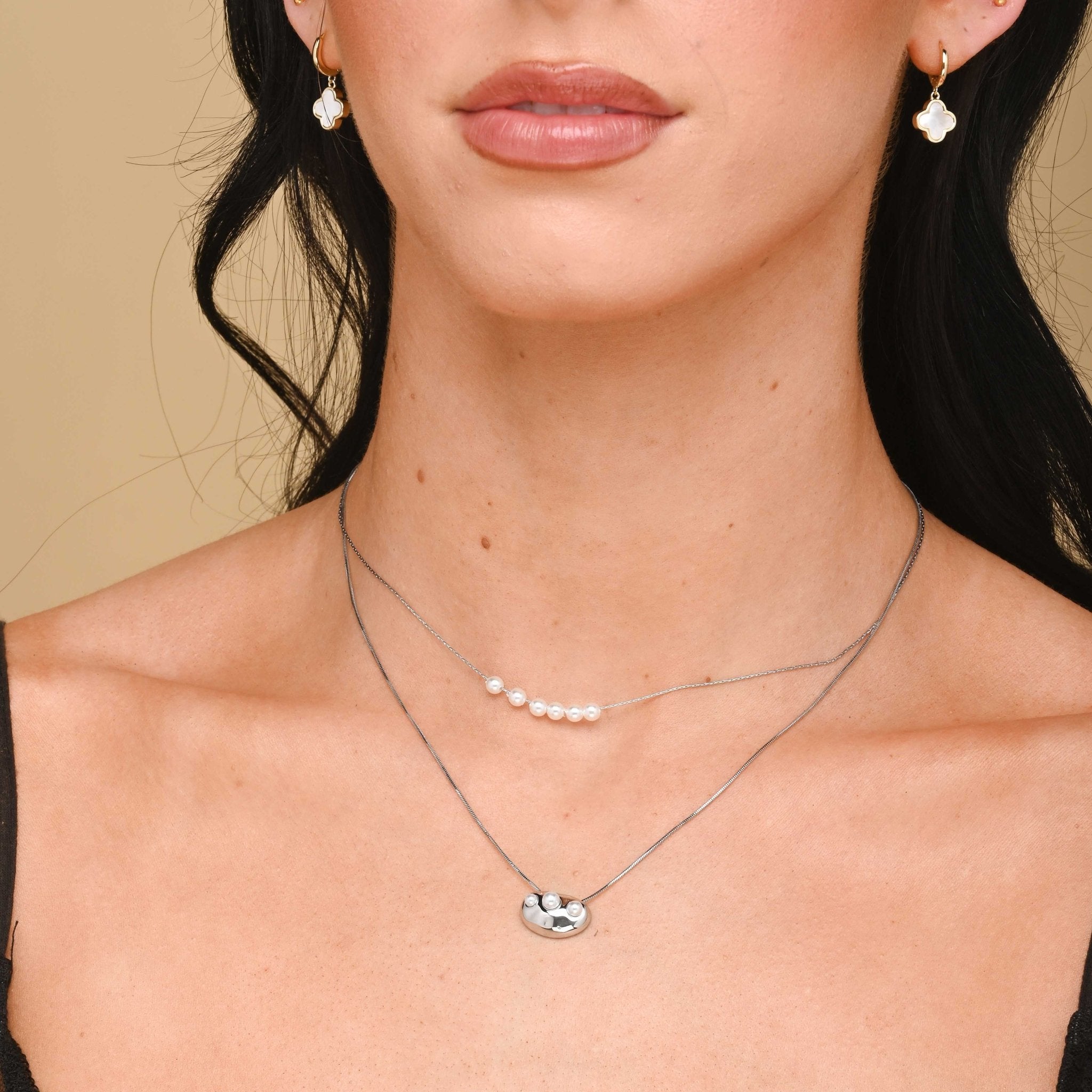 Pearl Boat Trace Necklace - Camile & Stone