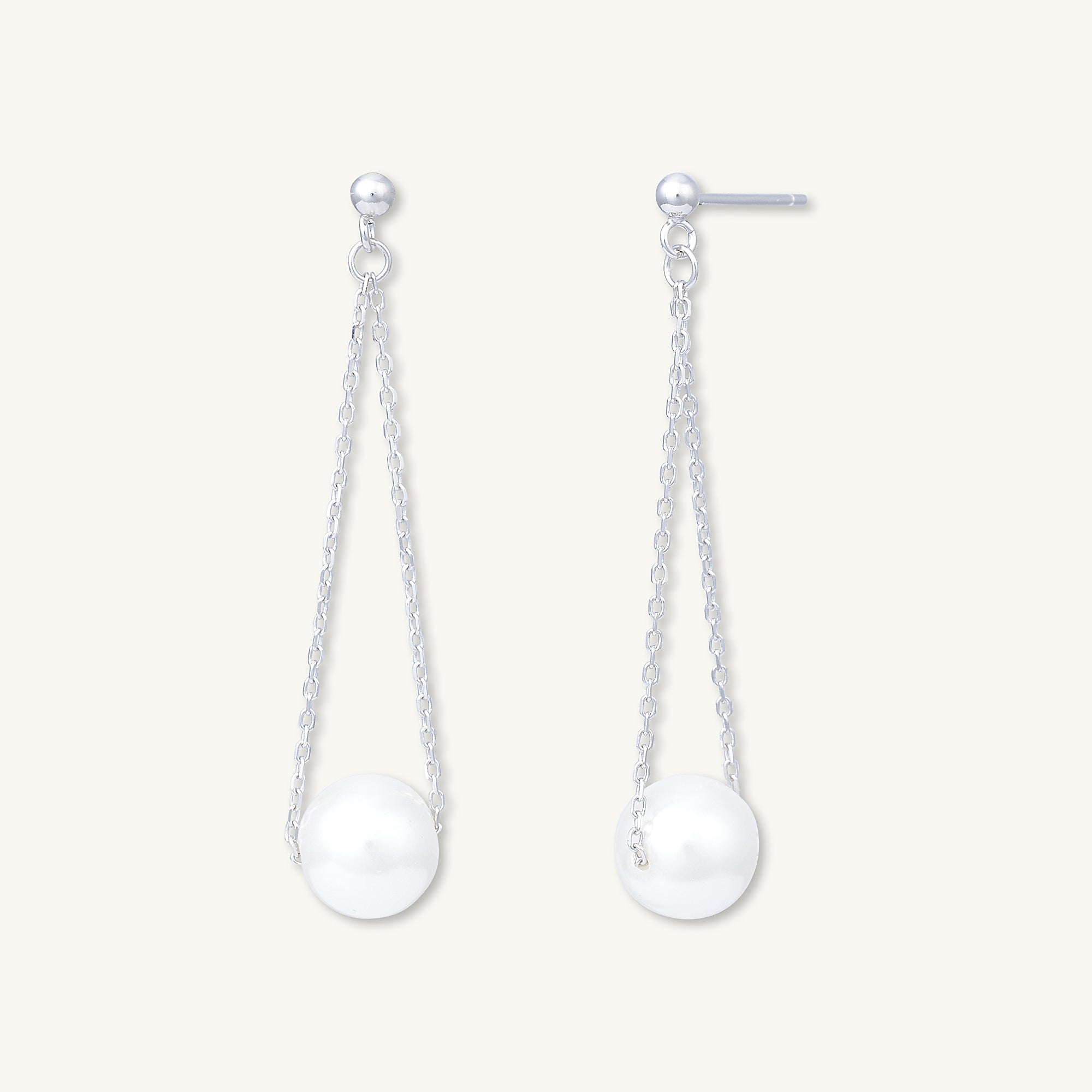 Pearl Drop Stud Earrings - Camile & Stone