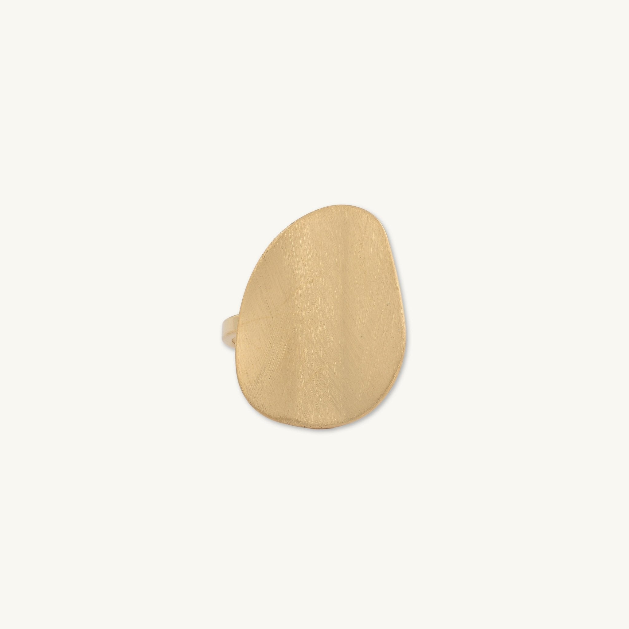Pebble Textured Open Ring - Camile & Stone