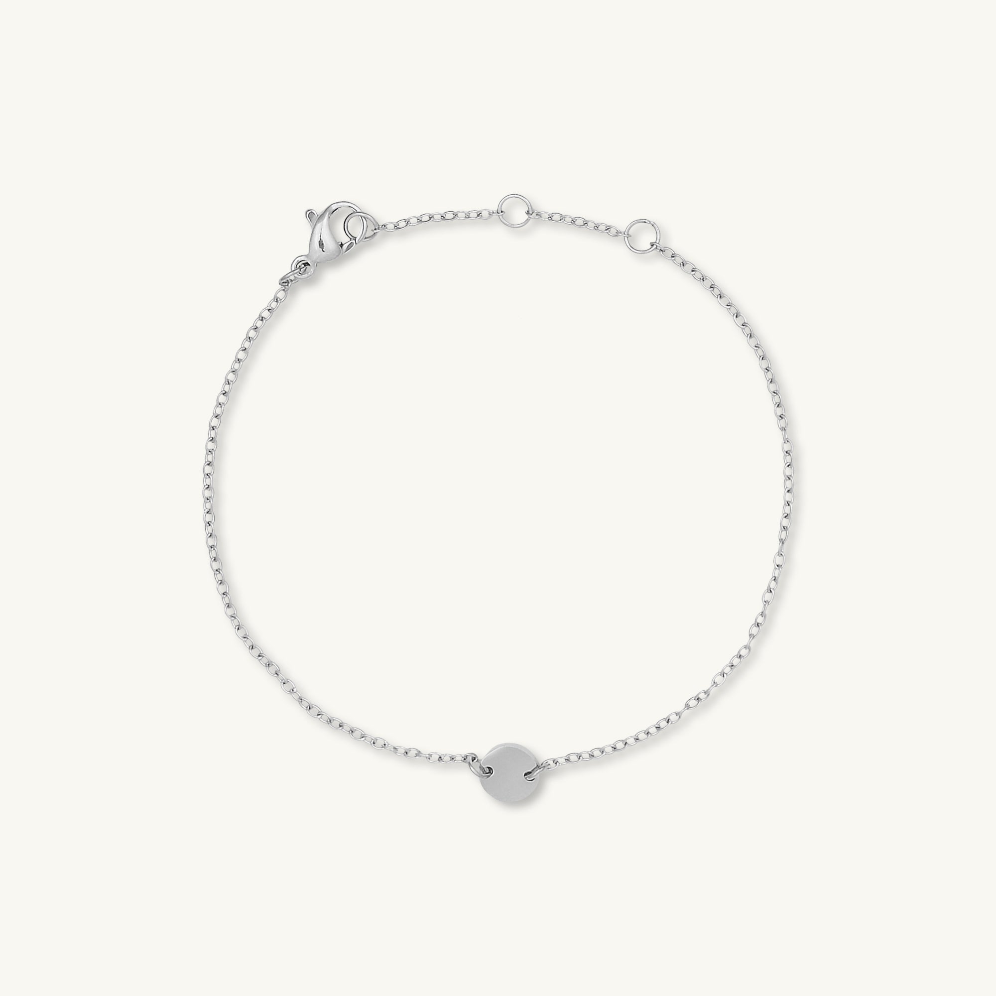 Petite Circle Medallion Disc Bracelet - Camile & Stone
