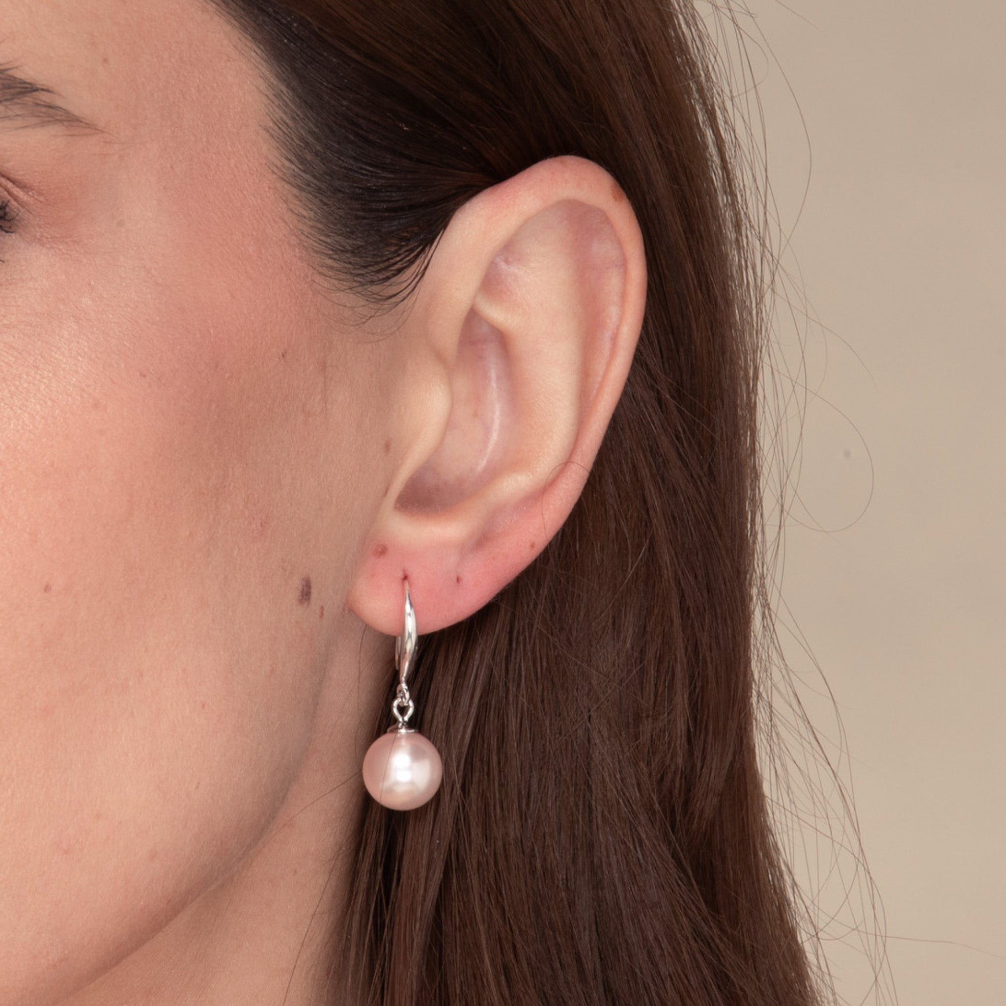Pink Freshwater Pearl Drop Earrings - Camile & Stone