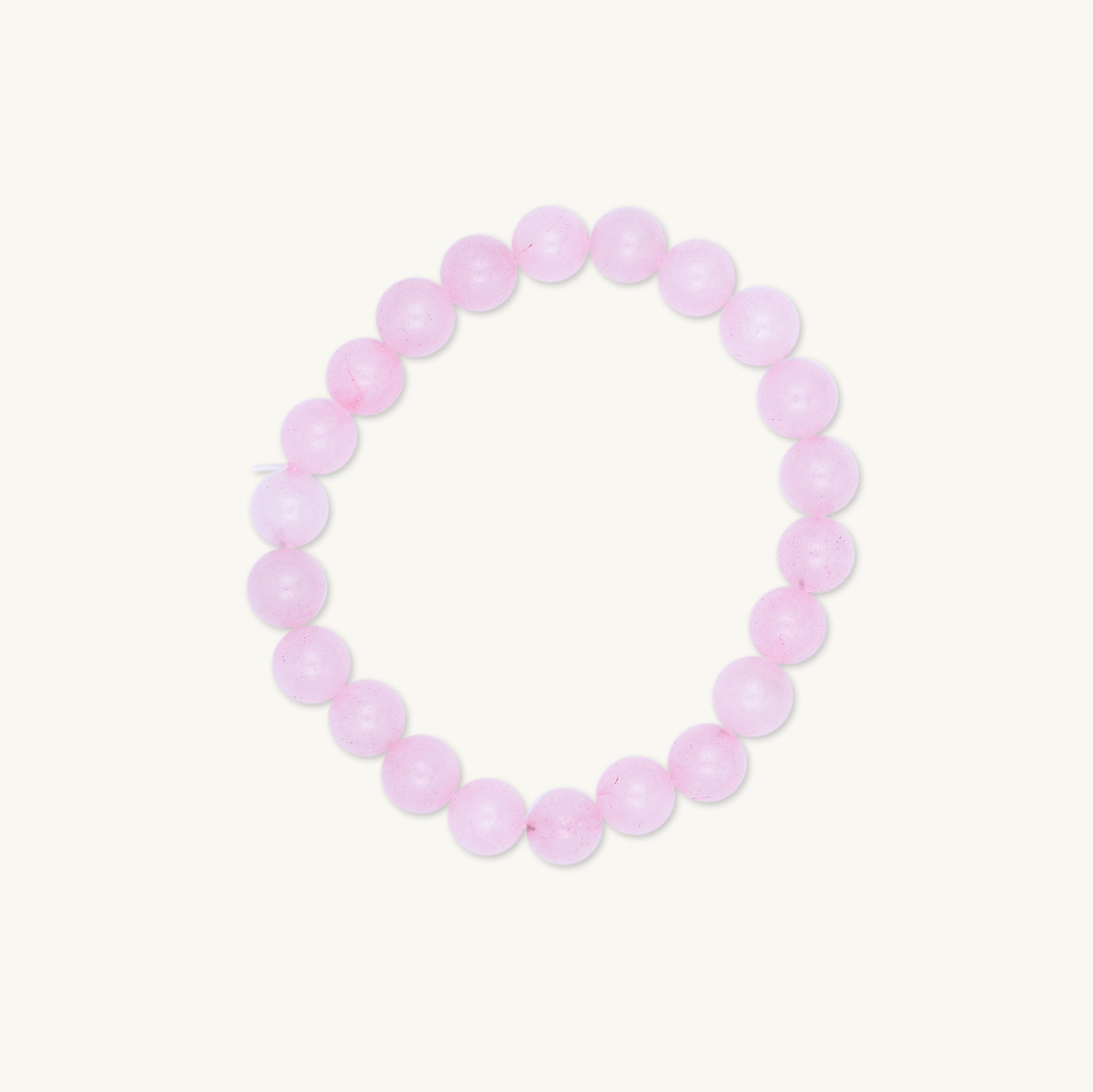 Pink Quartz Crystal Gemstone Bracelet - Camile & Stone