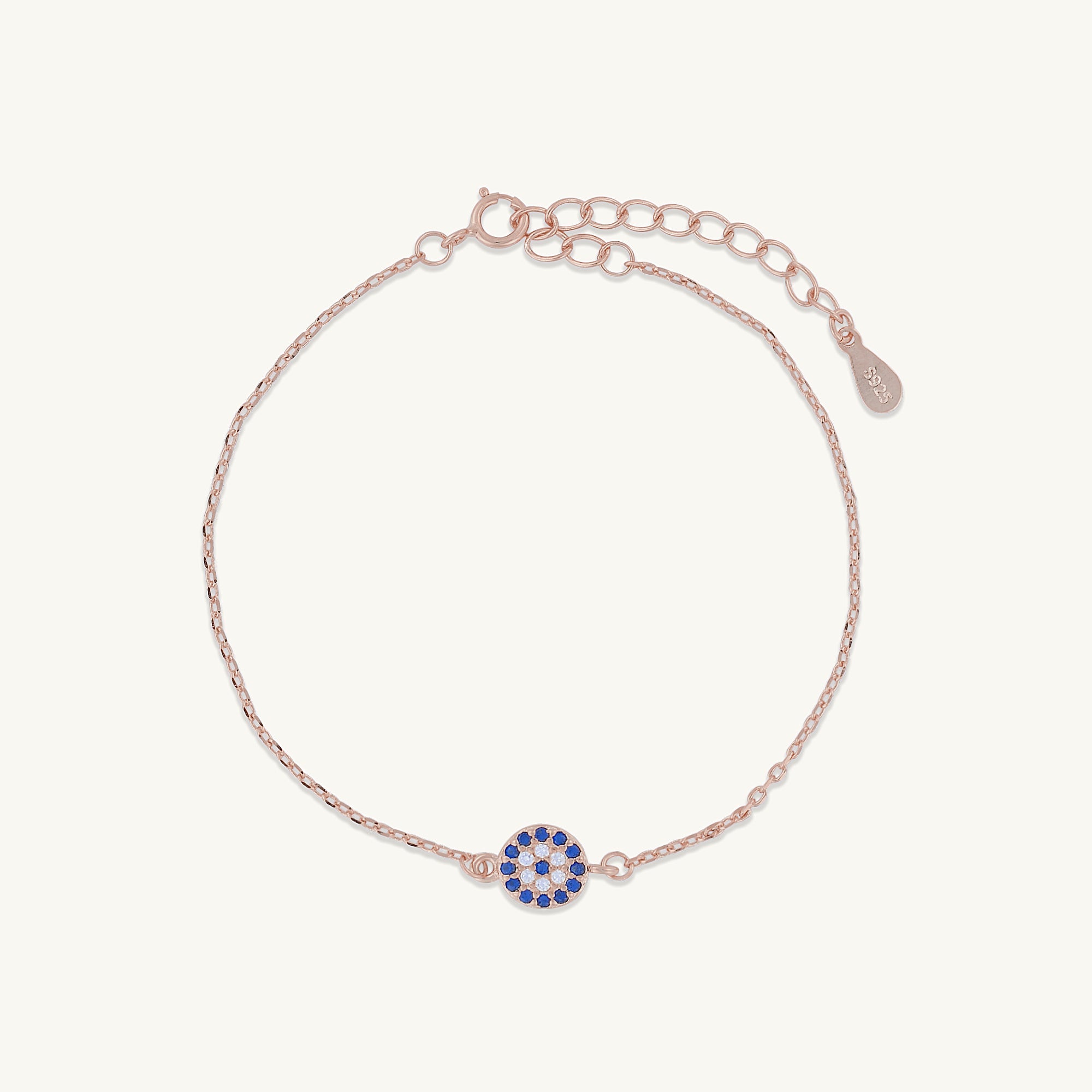 Round Evil Eye Pave Bracelet - Camile & Stone