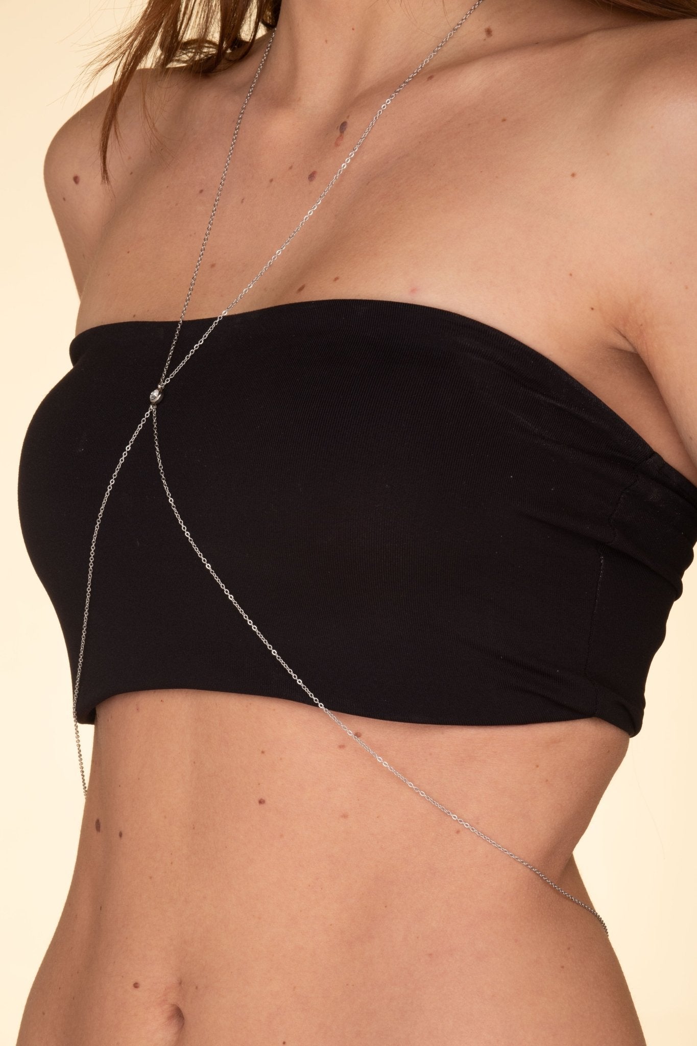 Sapphire Bezel Body Waist Chain - Camile & Stone