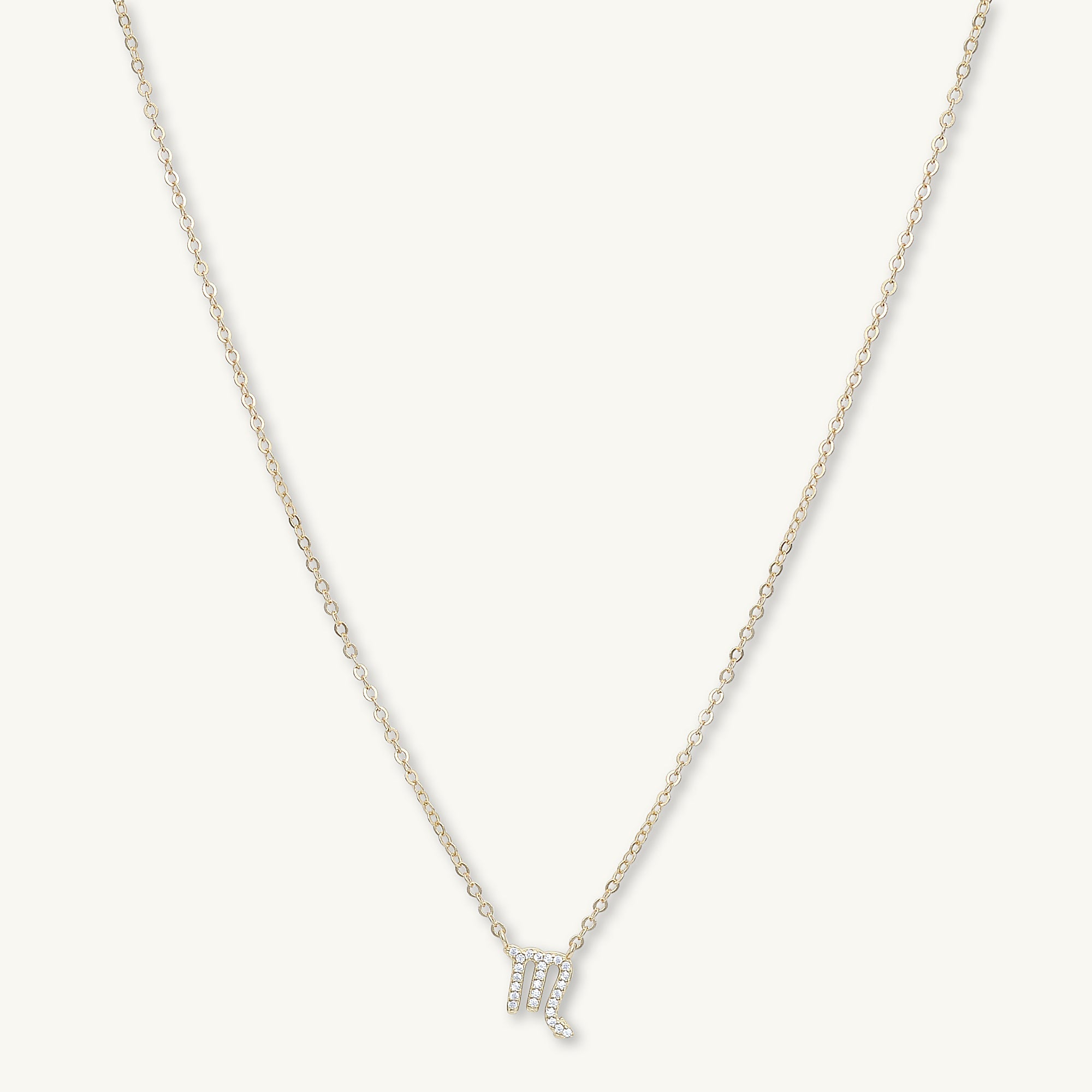 Scorpio Sapphire Charm Zodiac Star Sign Necklace - Camile & Stone