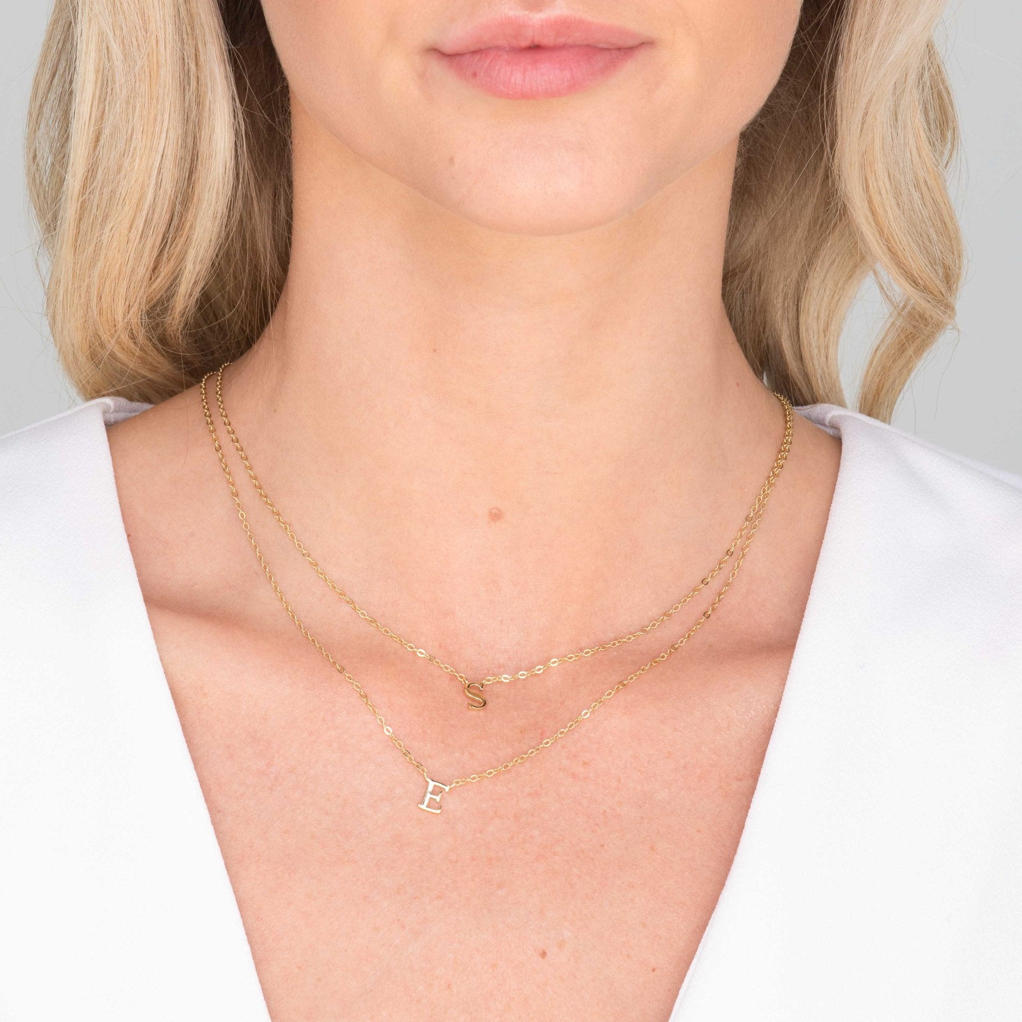 Script Letter Initial Necklace - Camile & Stone