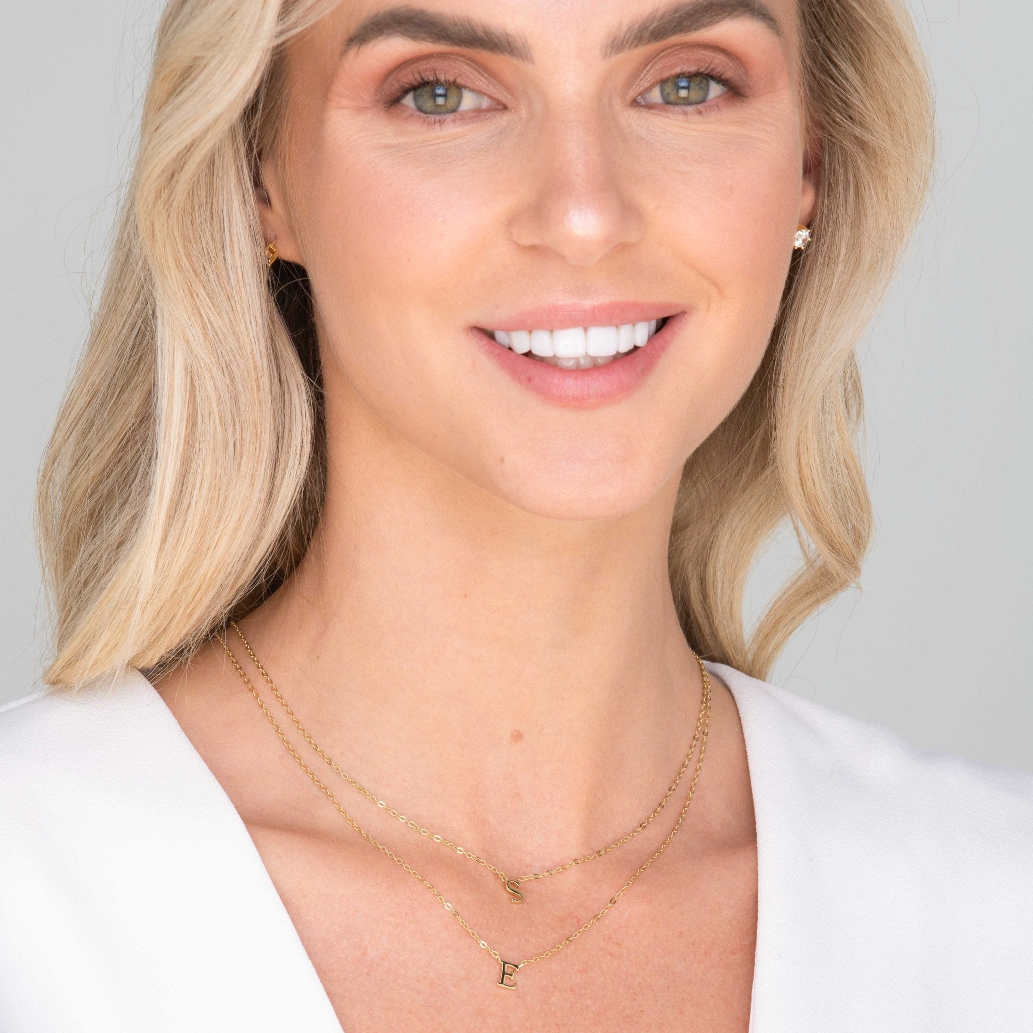 Script Letter Initial Necklace - Camile & Stone