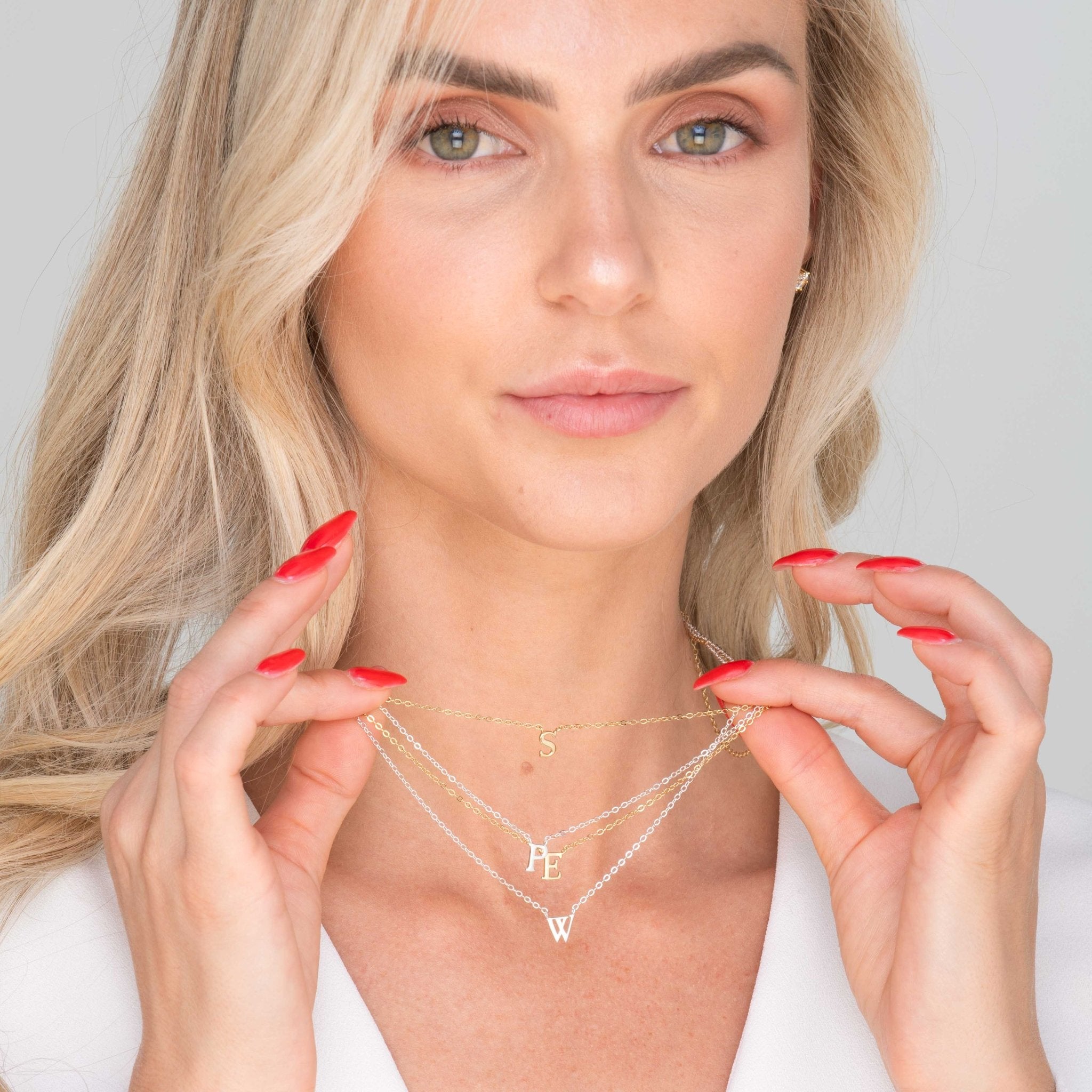 Script Letter Initial Necklace - Camile & Stone