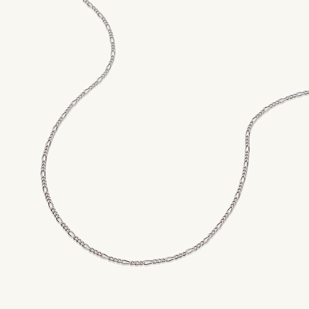 Slim Figaro Chain Necklace - Camile & Stone