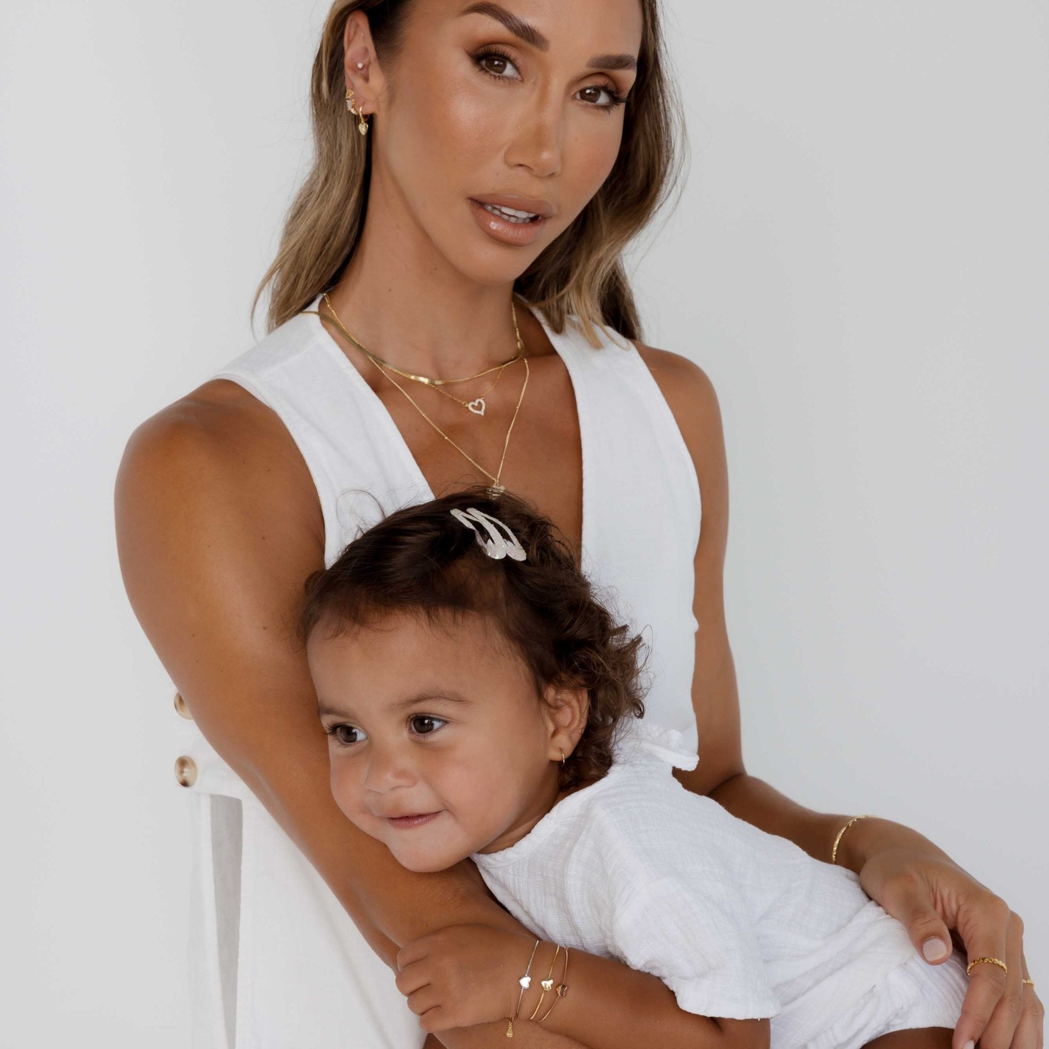 Solid Heart Chain Bracelet - Child - Camile & Stone