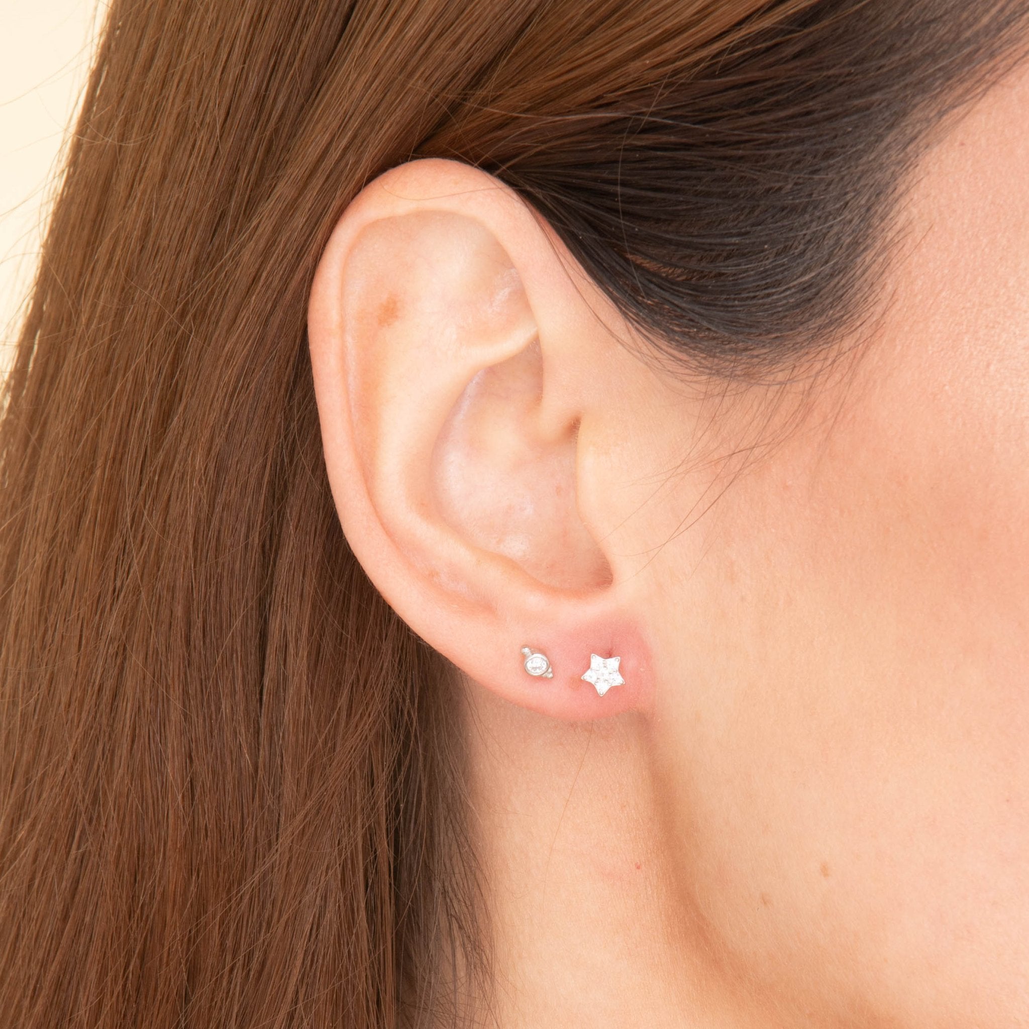 Star Sapphire Stud Earrings - Camile & Stone