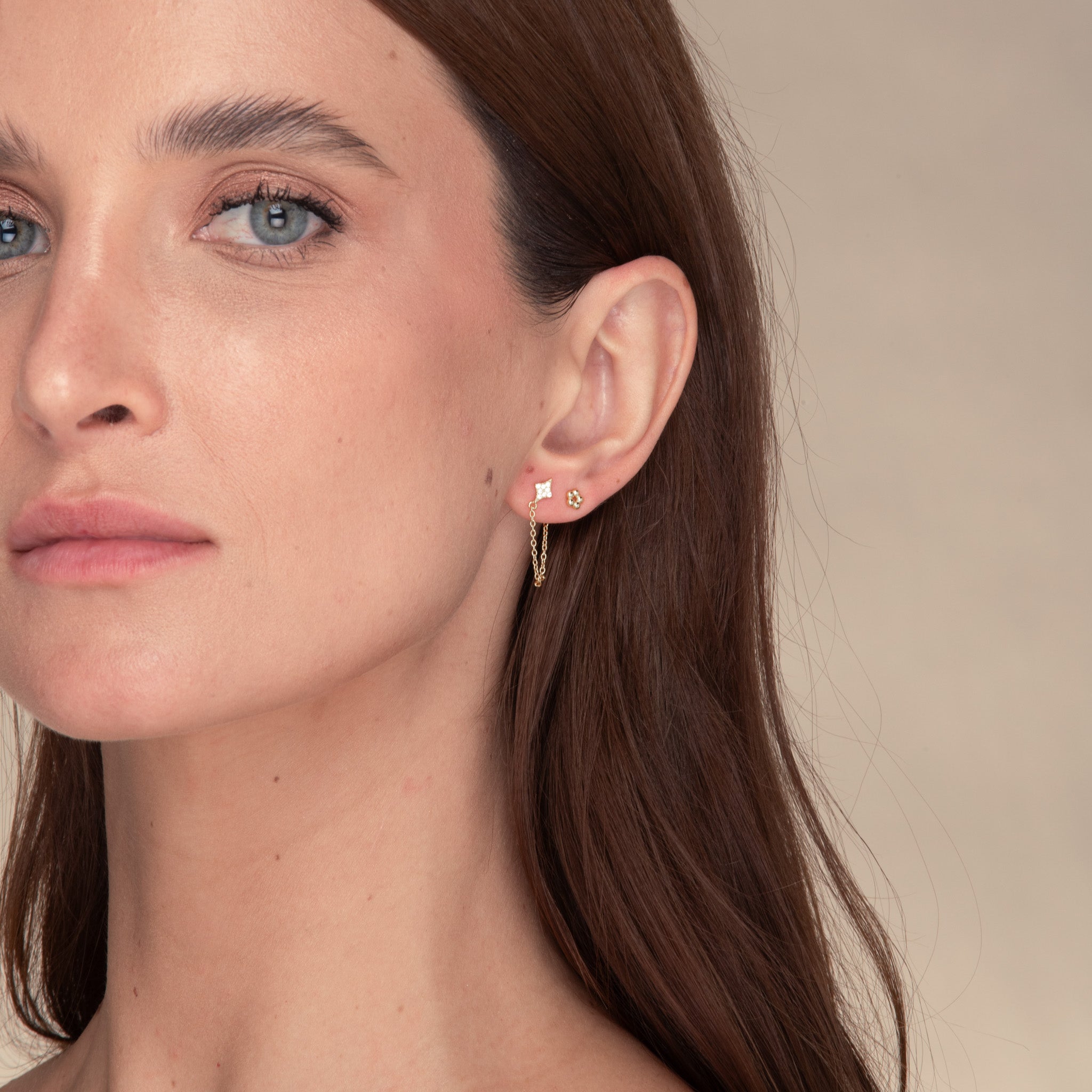 Starlight Sapphire Dangling Earrings - Camile & Stone