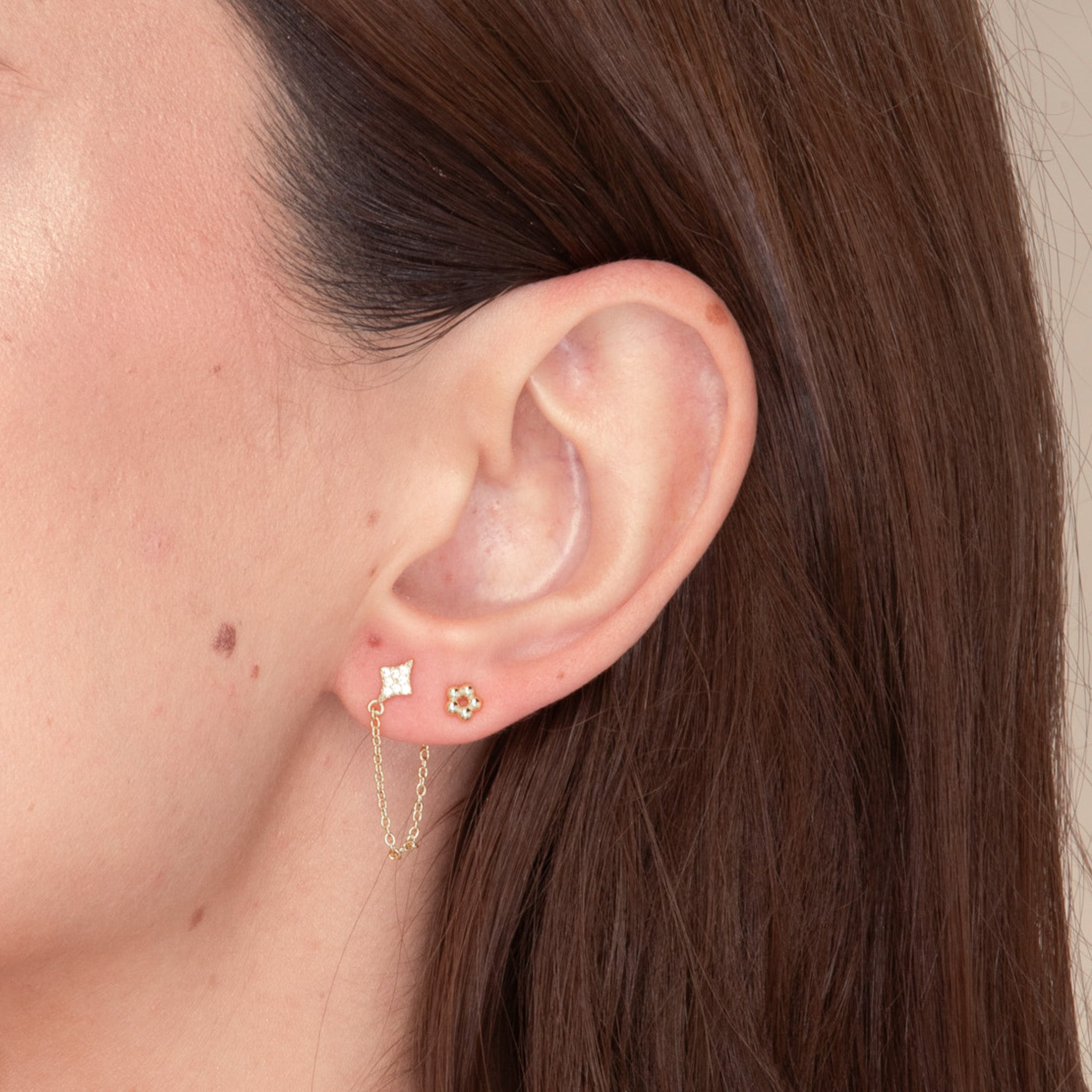 Starlight Sapphire Dangling Earrings - Camile & Stone