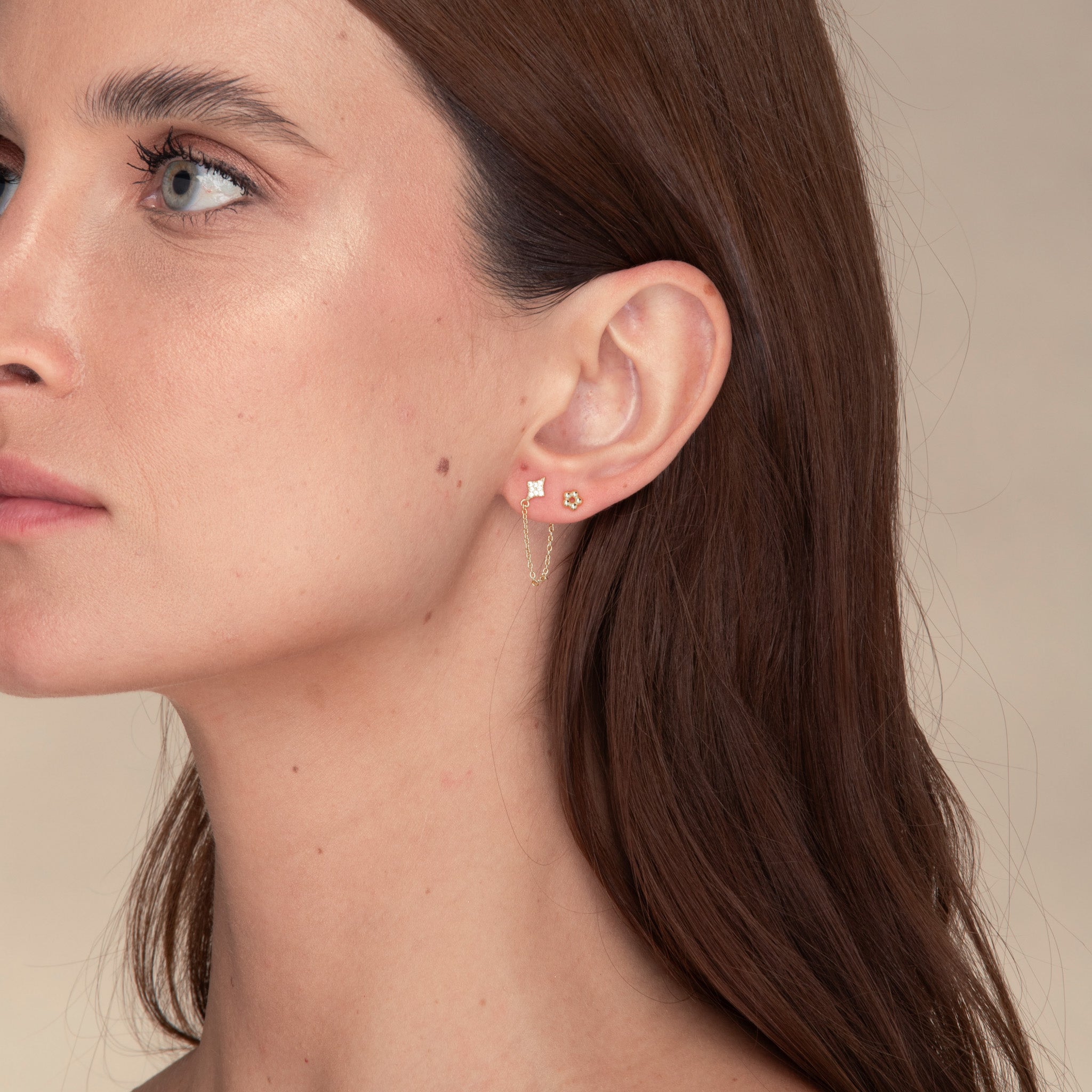 Starlight Sapphire Dangling Earrings - Camile & Stone